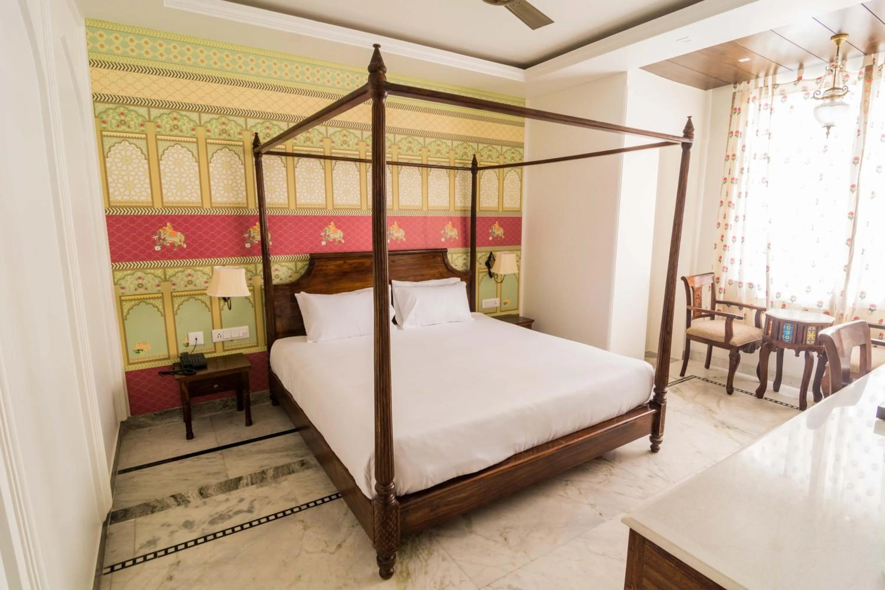 Bed in Pandya Niwas