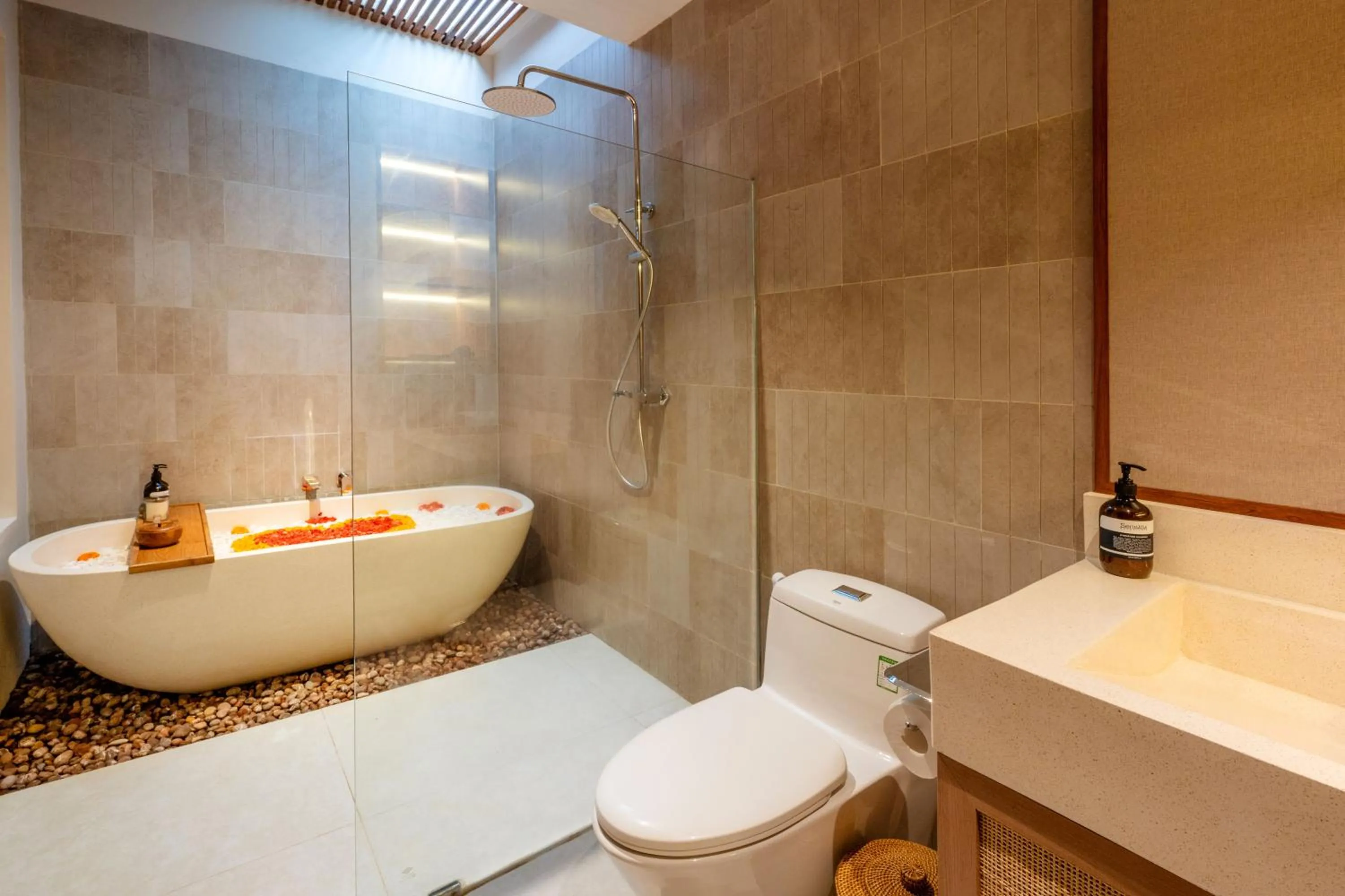 Shower in NAVA Ubud Villas