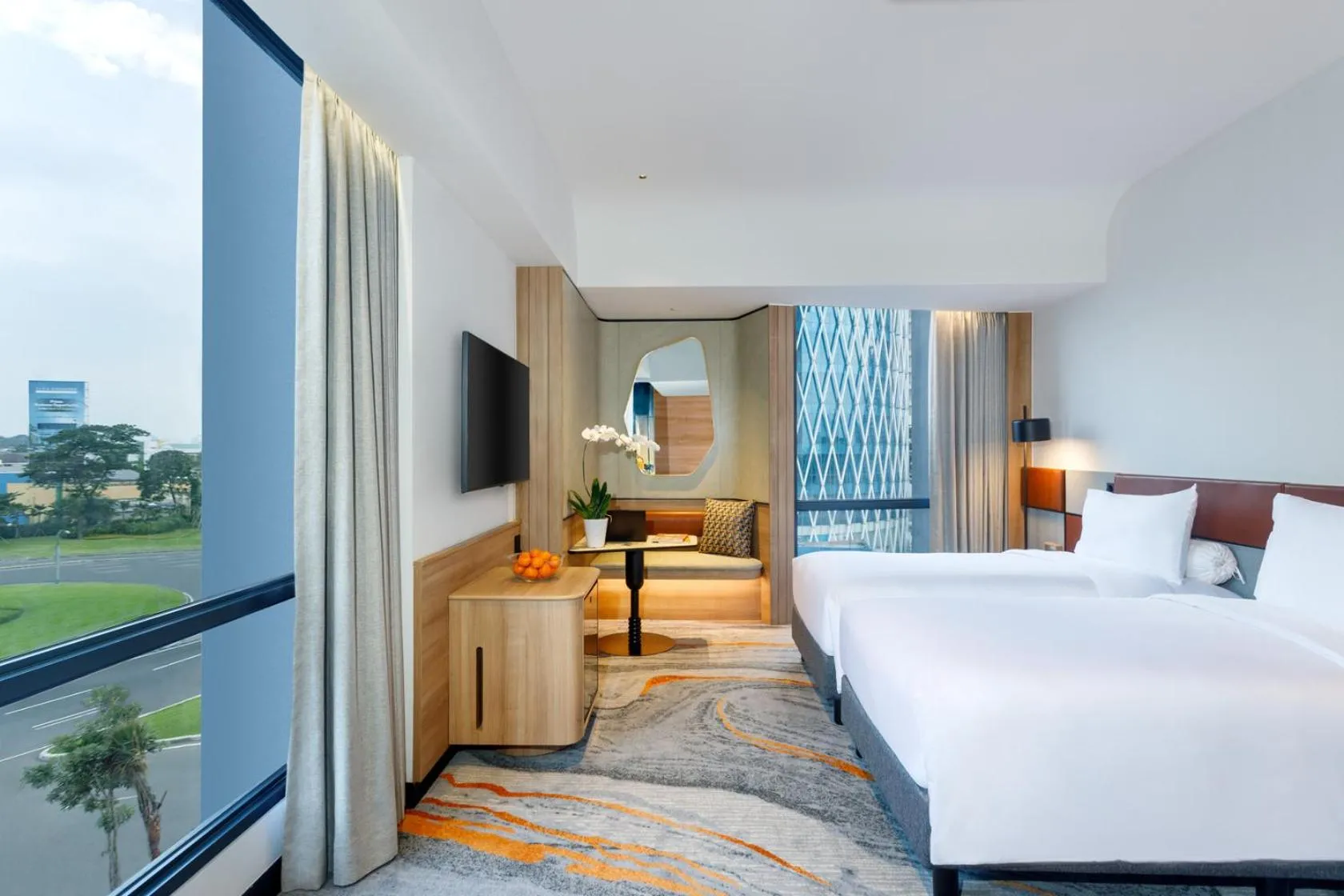 Bedroom, Bed in Harris Hotel & Convention Serpong