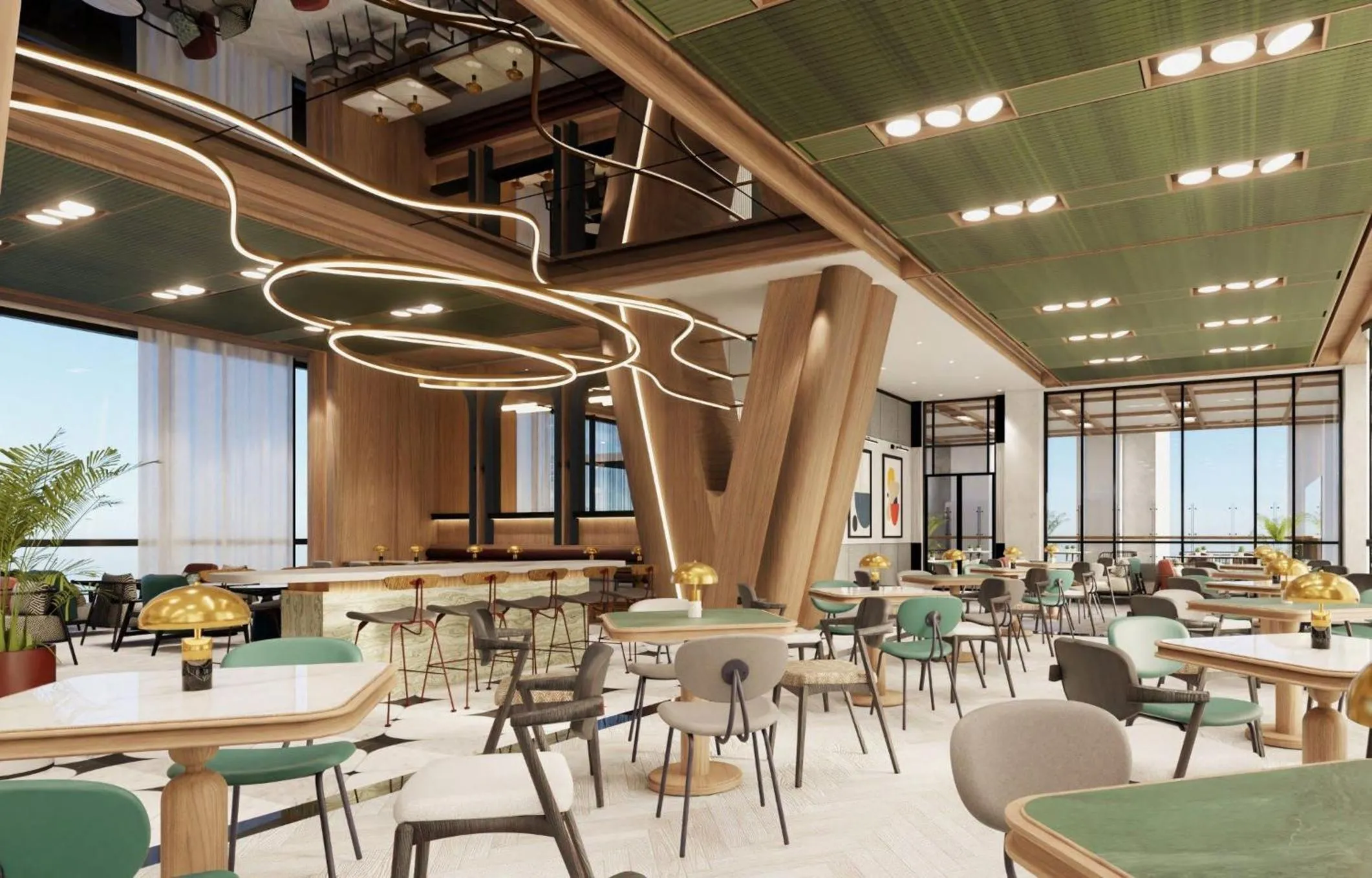 Restaurant/places to eat in Harris Hotel & Convention Serpong