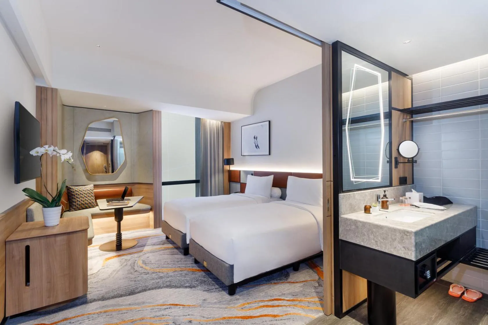 Bedroom, Bed in Harris Hotel & Convention Serpong