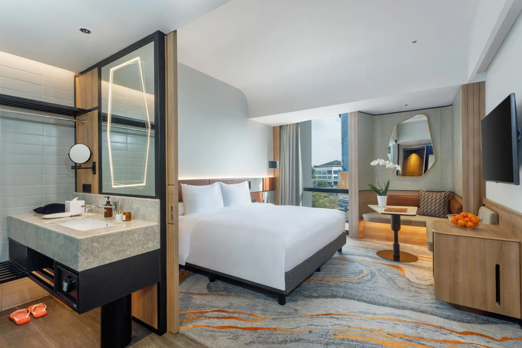 Bedroom, Bed in Harris Hotel & Convention Serpong