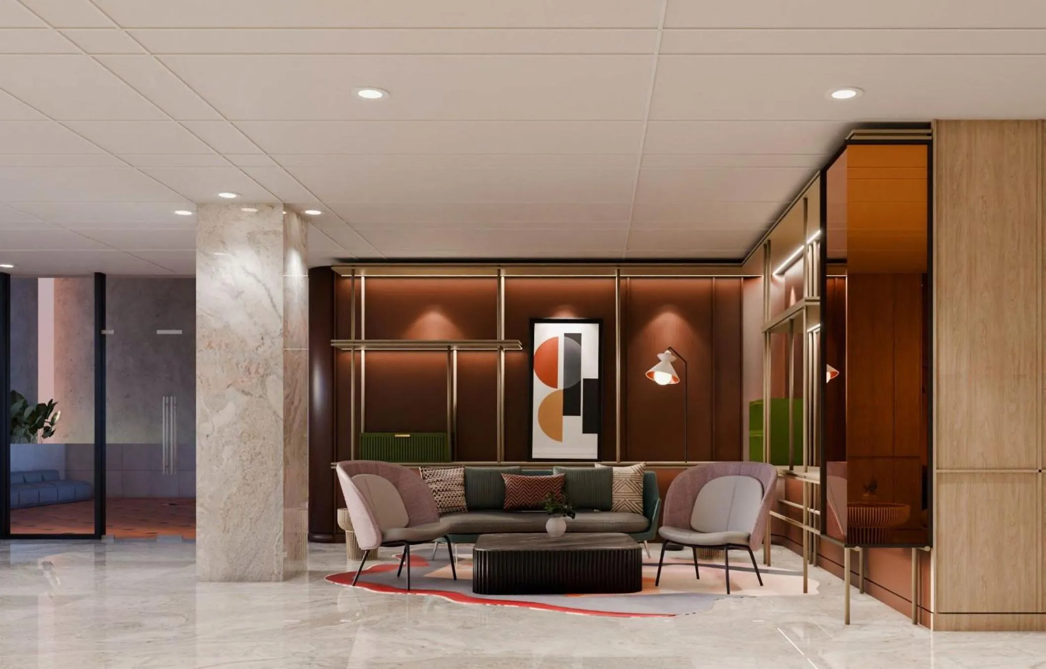 Lobby or reception in Harris Hotel & Convention Serpong