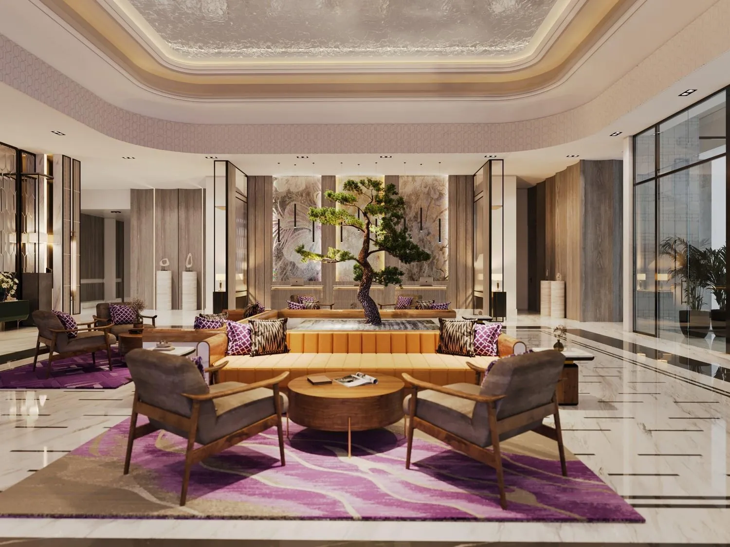 Living room in Vivanta Vrindavan