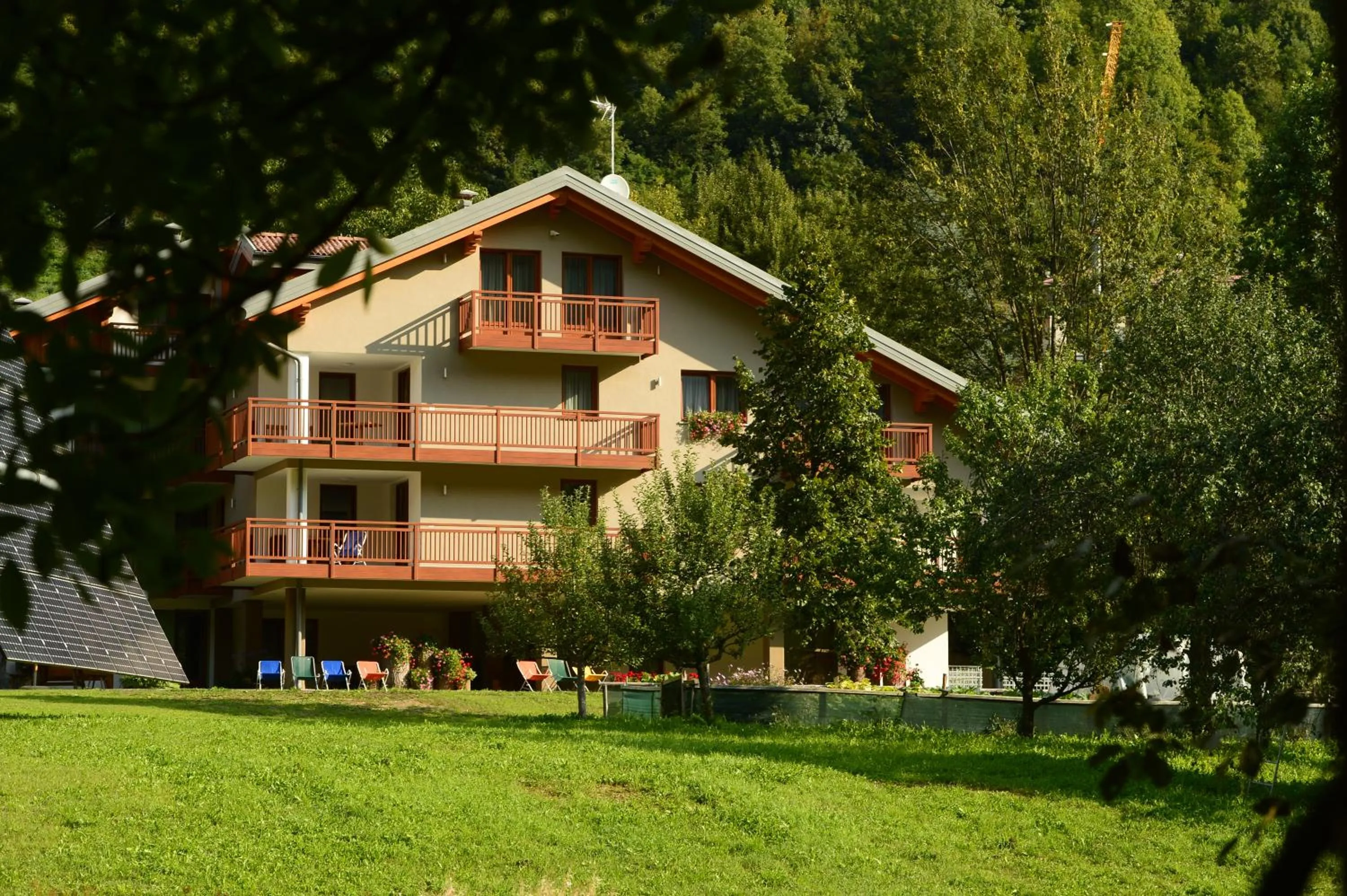 Facade/entrance in La Casa al Noce