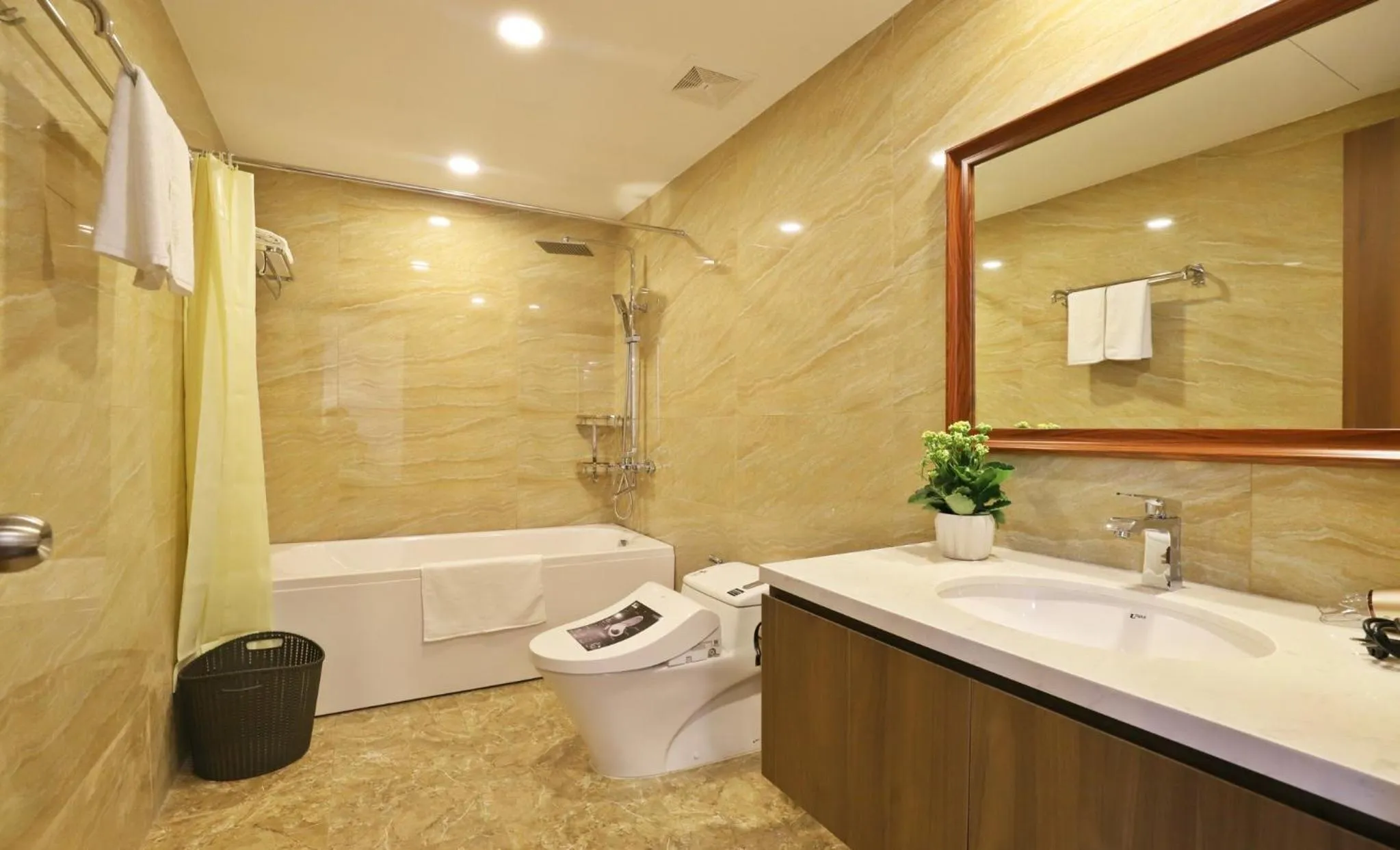 Toilet in Luxe Paradise Suites Tay Ho