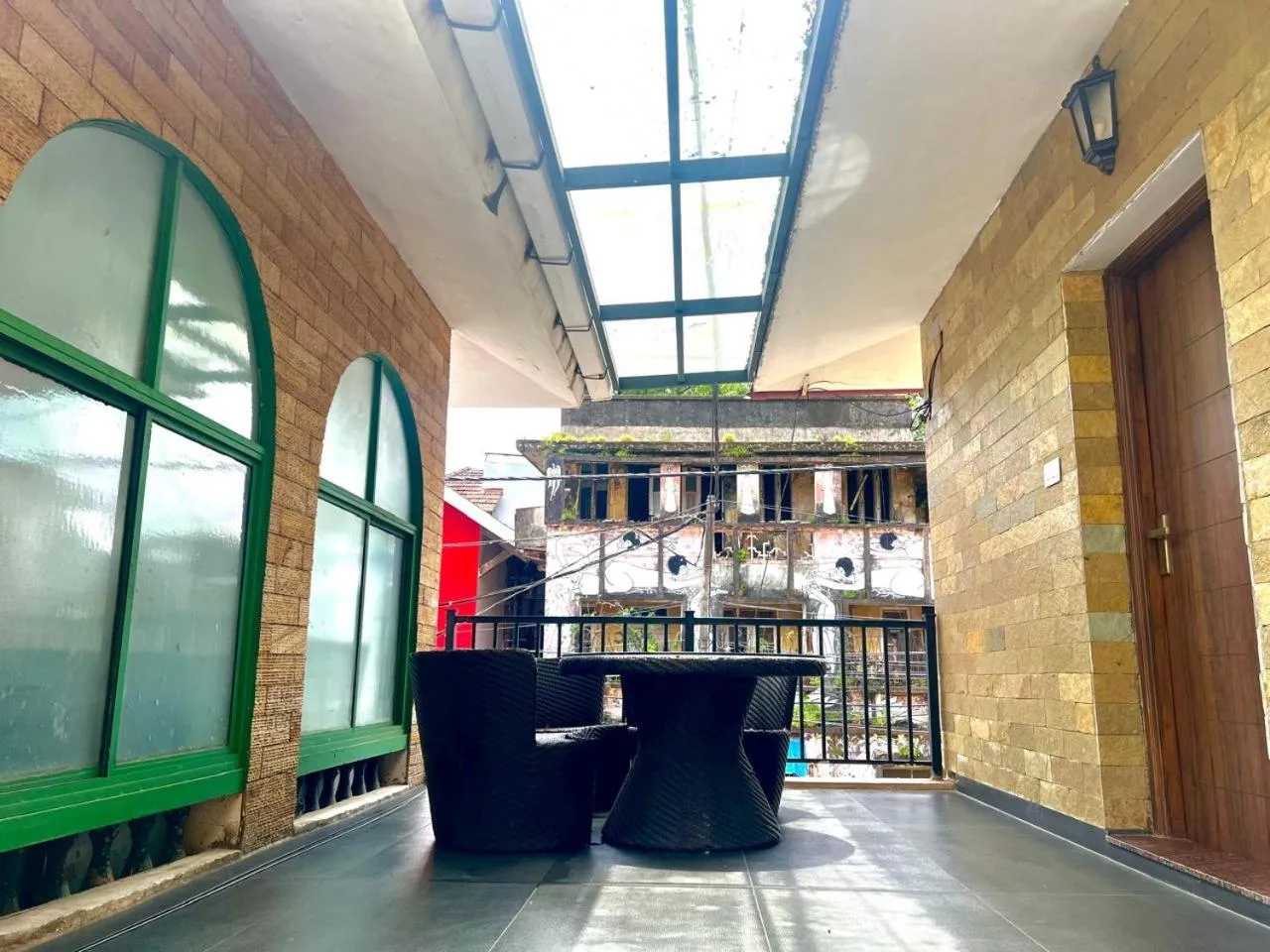 Balcony/Terrace in Fortkochi Beach Inn