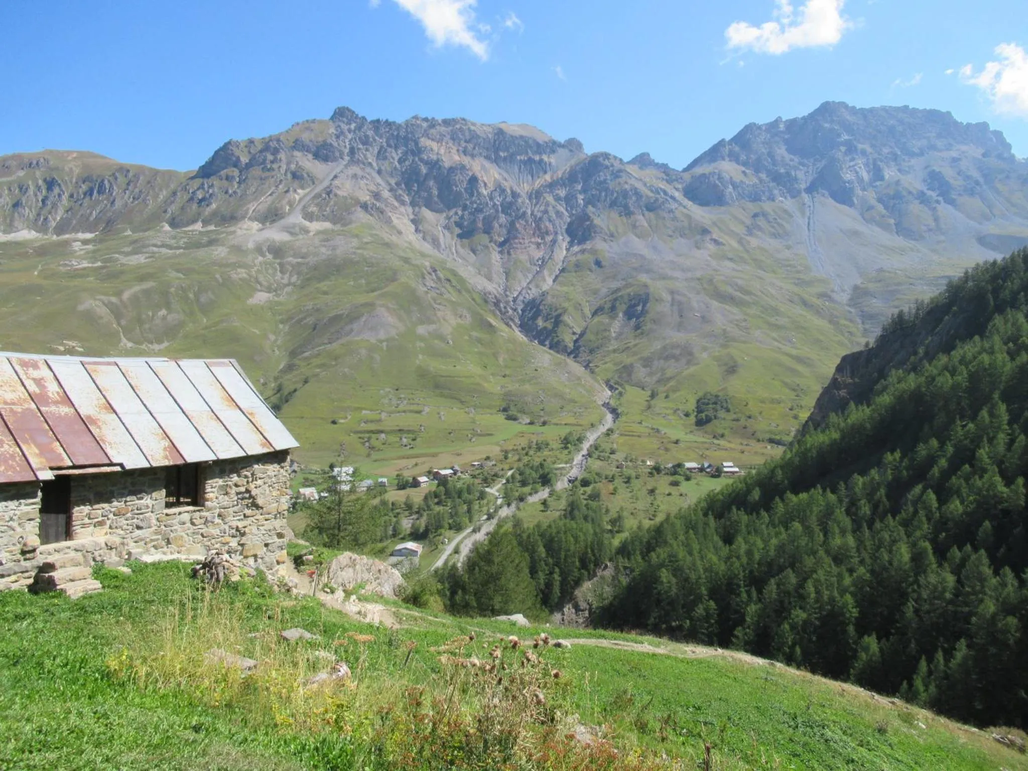 Natural landscape in Aiguille Noire