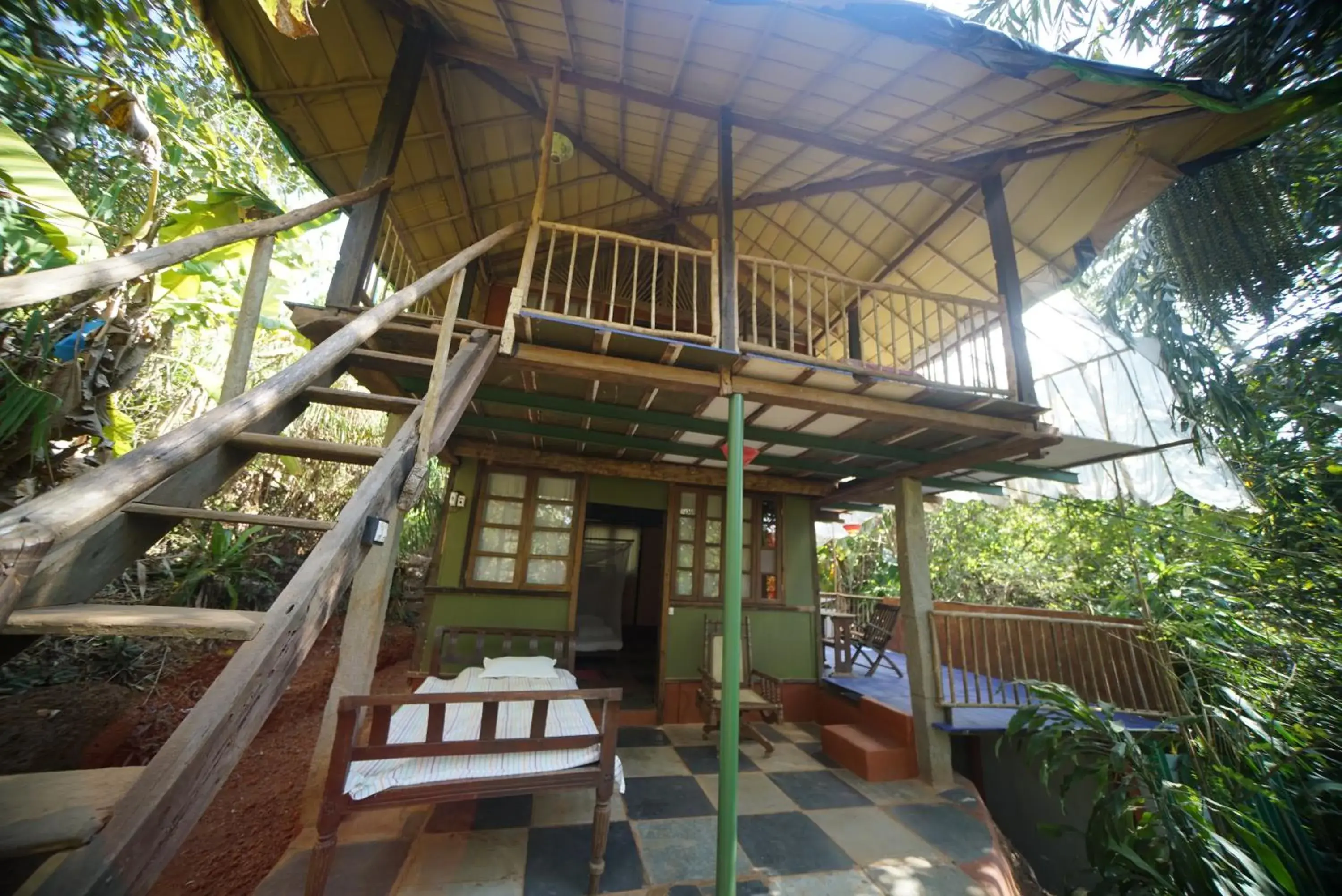 Quadruple Room with Balcony in Khaama Kethna Eco Sustainable Village Quadruple Room with Balcony in Khaama Kethna Eco Sustainable Village