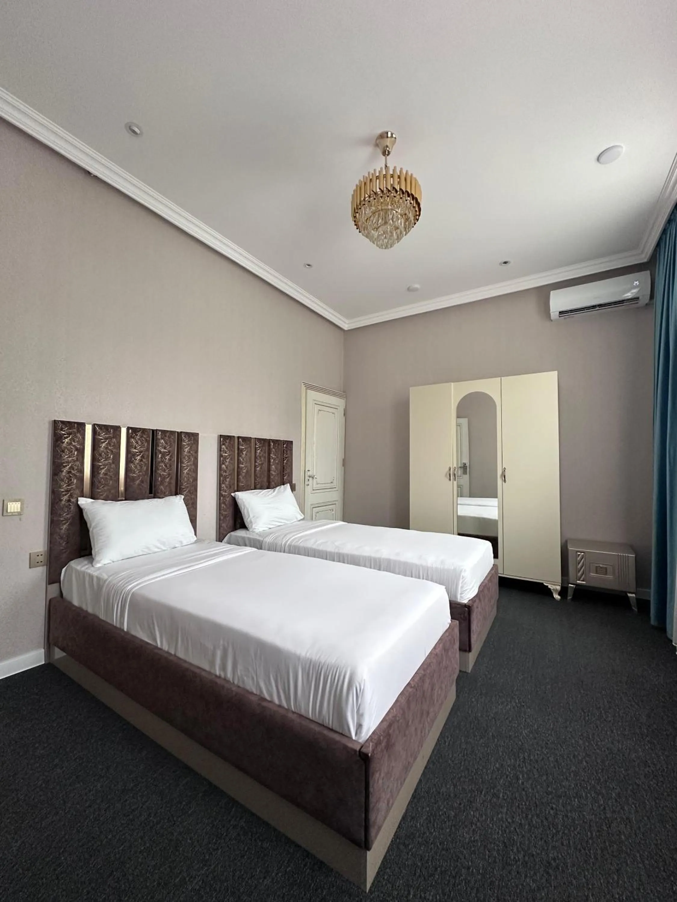 Bed in Central City Hotel