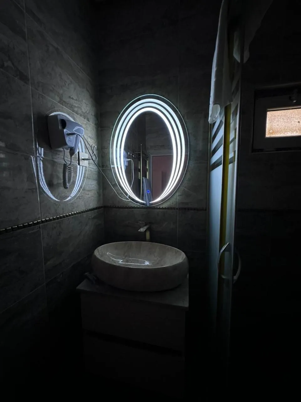 Bathroom in Central City Hotel