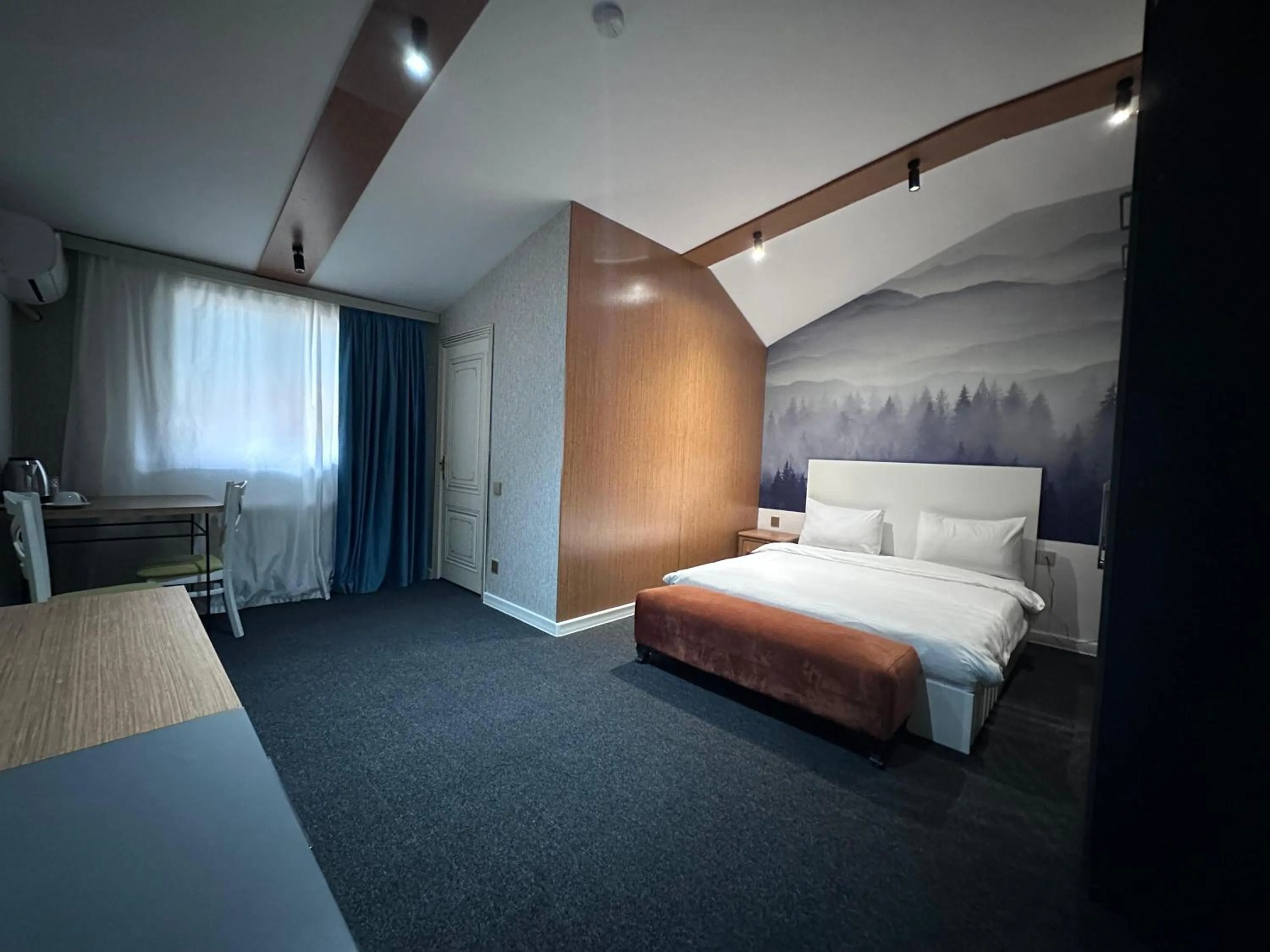 Bed in Central City Hotel