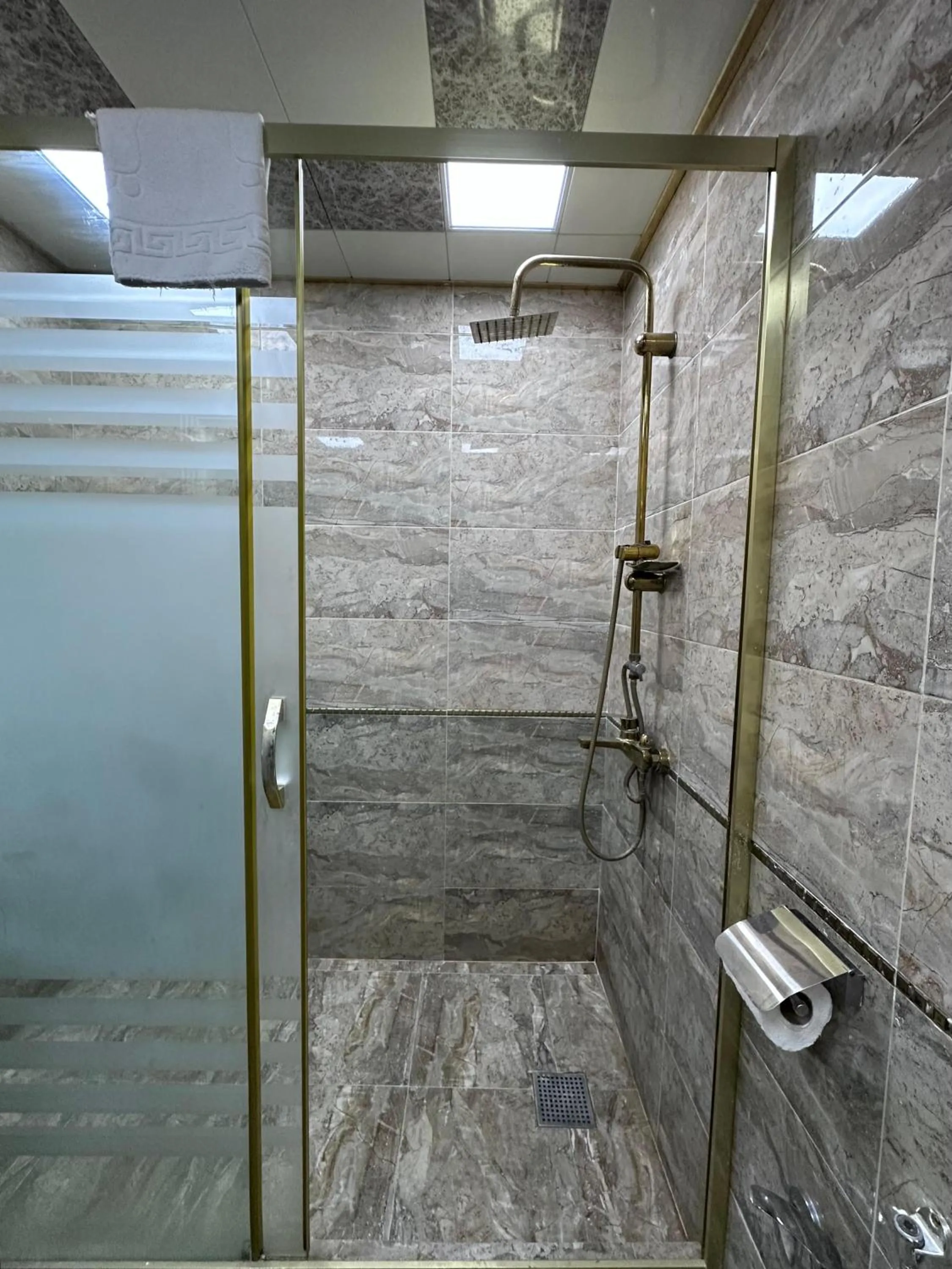 Shower in Central City Hotel