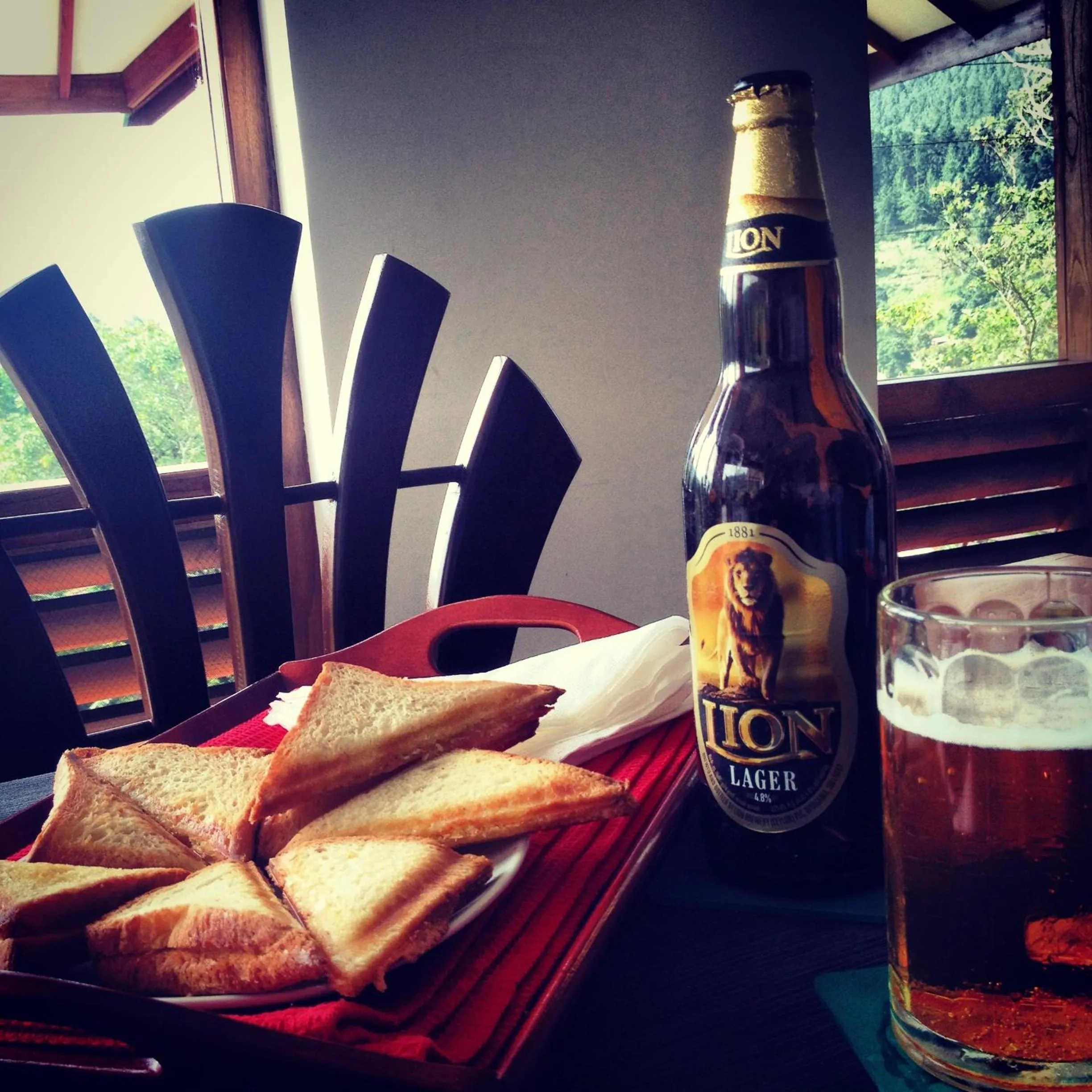 Food in Lakshmis Hotel Ella