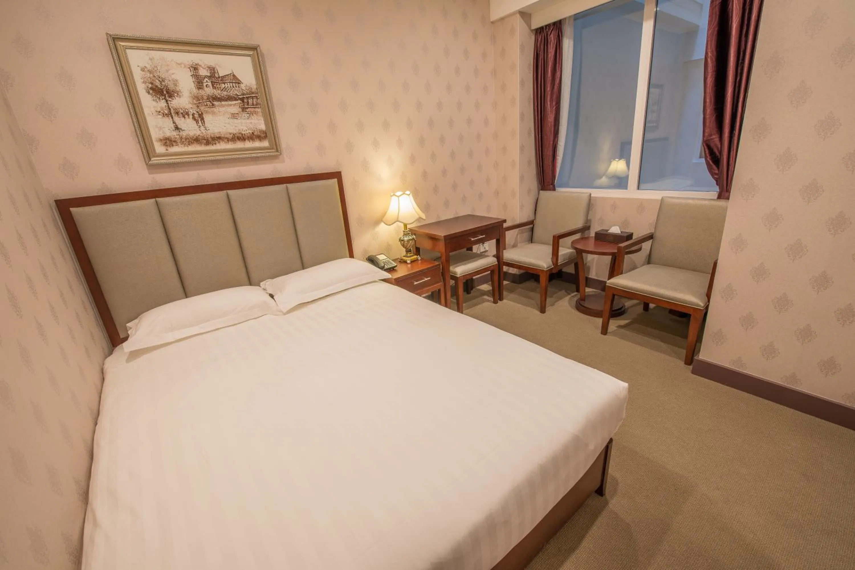 Bed in Megaboom City Hotel