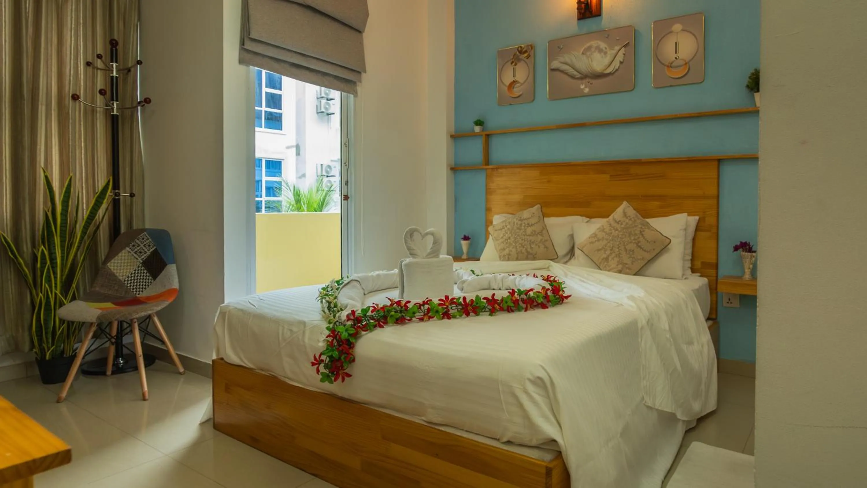 Property building, Bed in Vilu Rest