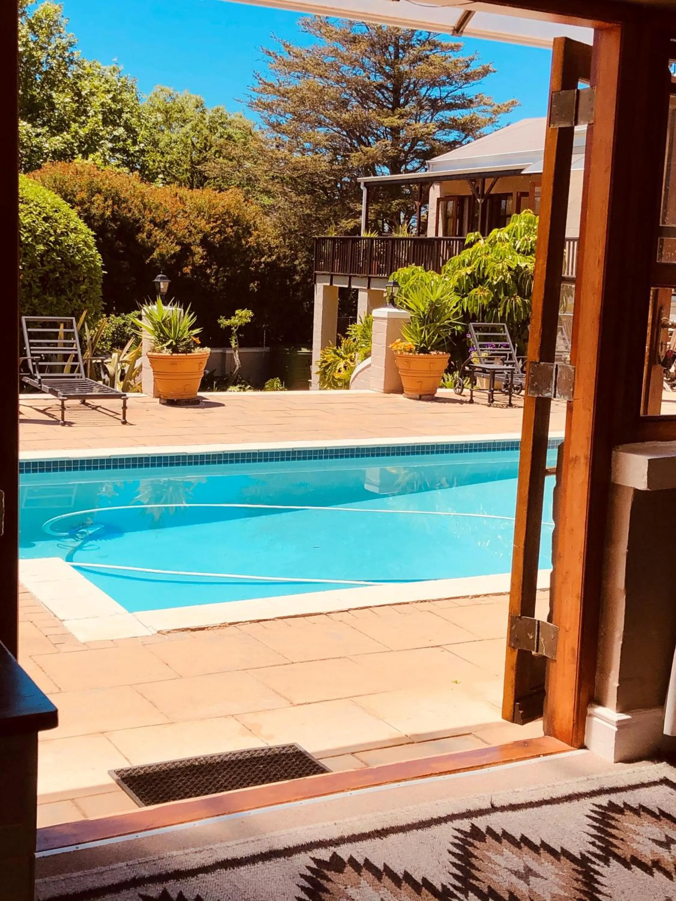 Pool view in Summit Place Guesthouse