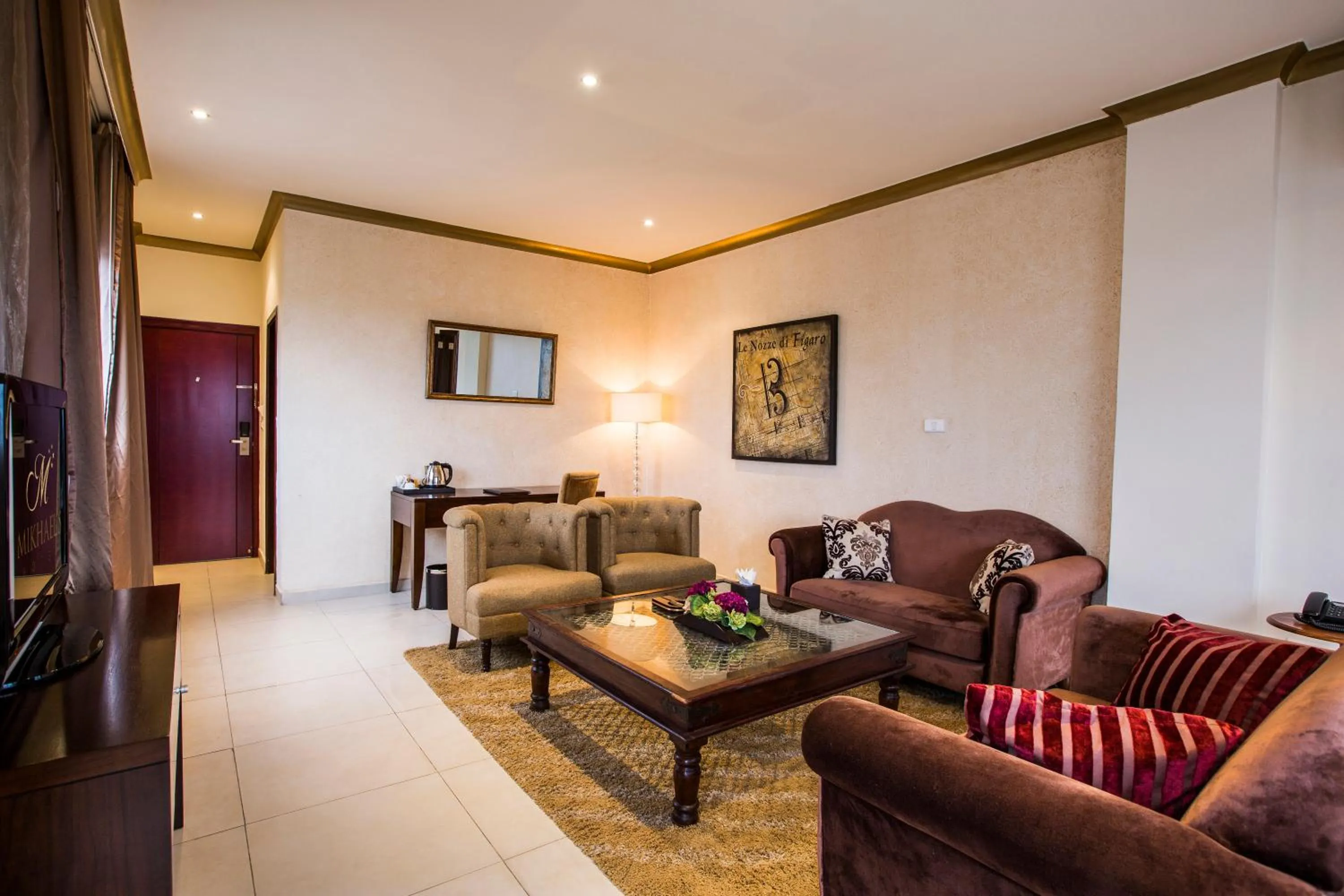 Living room in Mikhael's Hotel