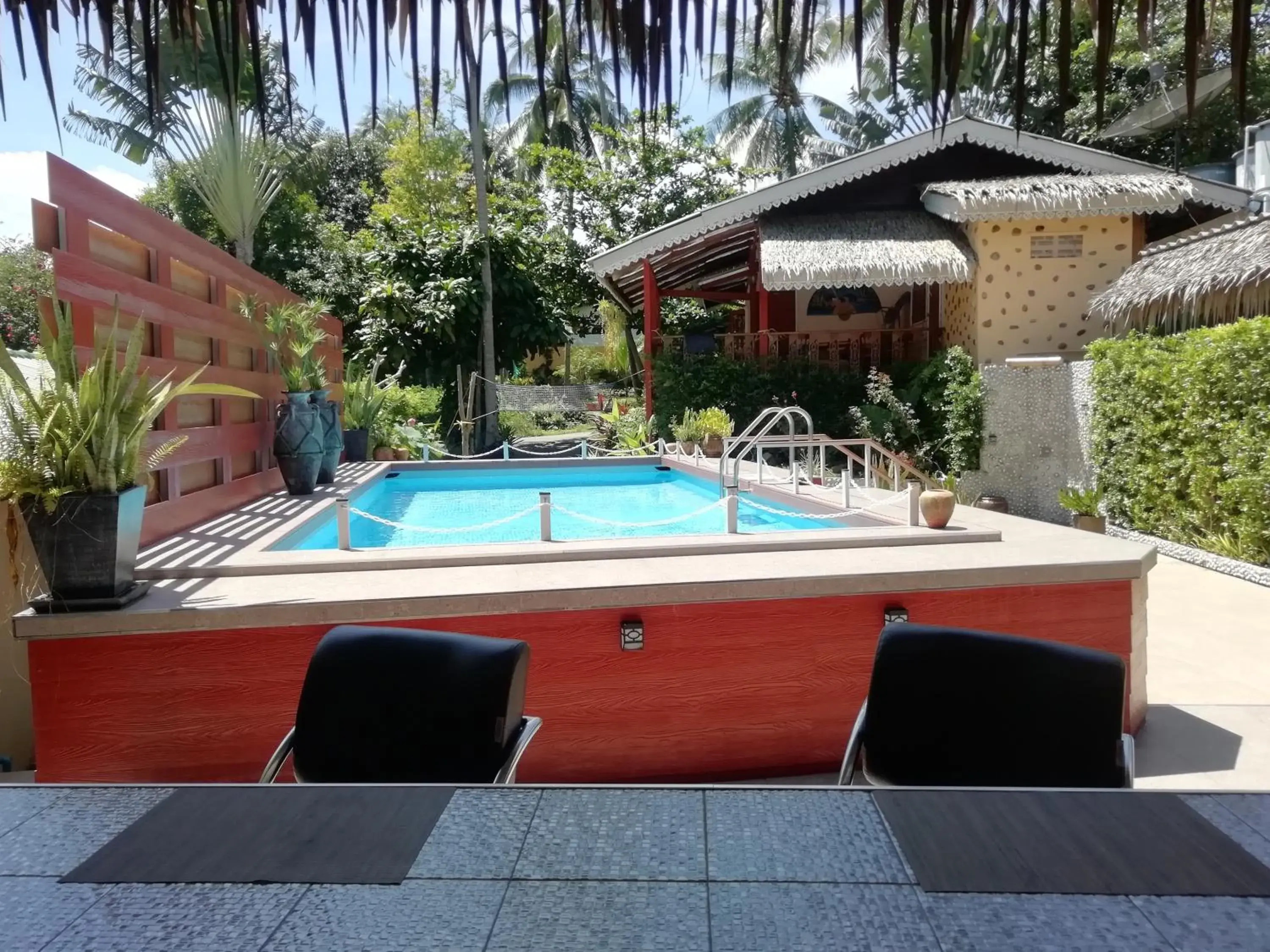 Pool view in Macura Resort Pool view in Macura Resort