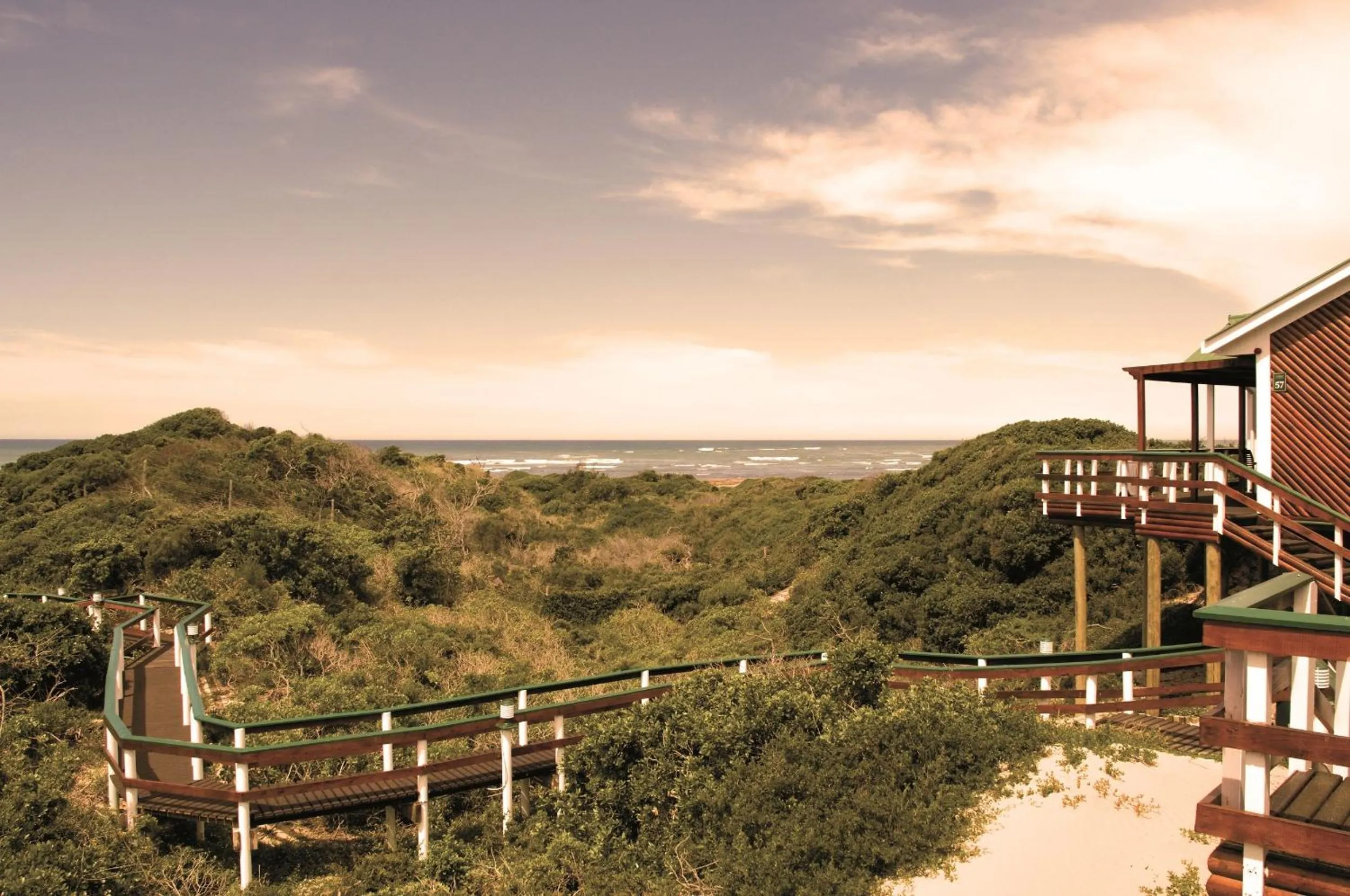 Patio in Pine Lodge Resort