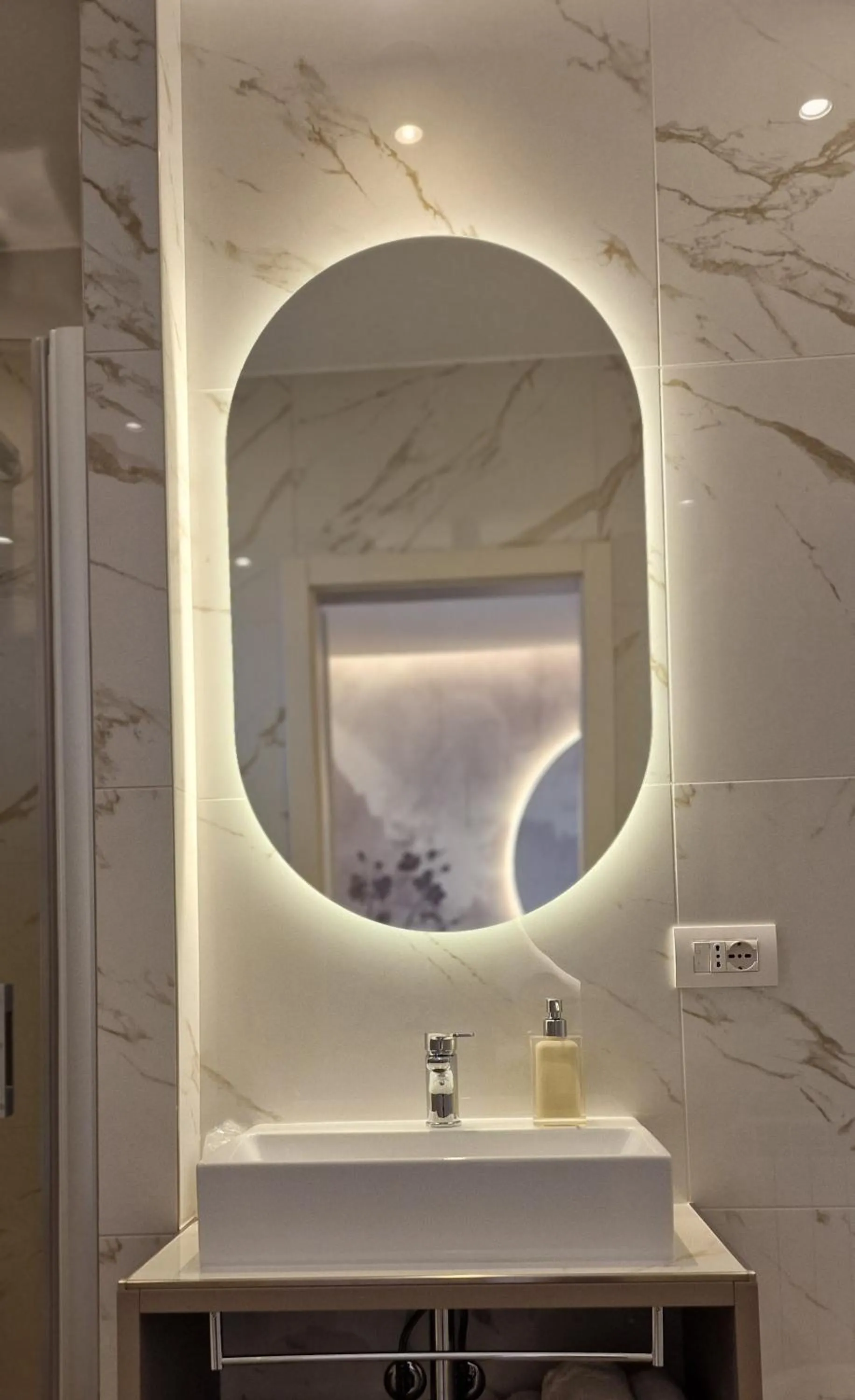 Bathroom in Hotel La Rocca