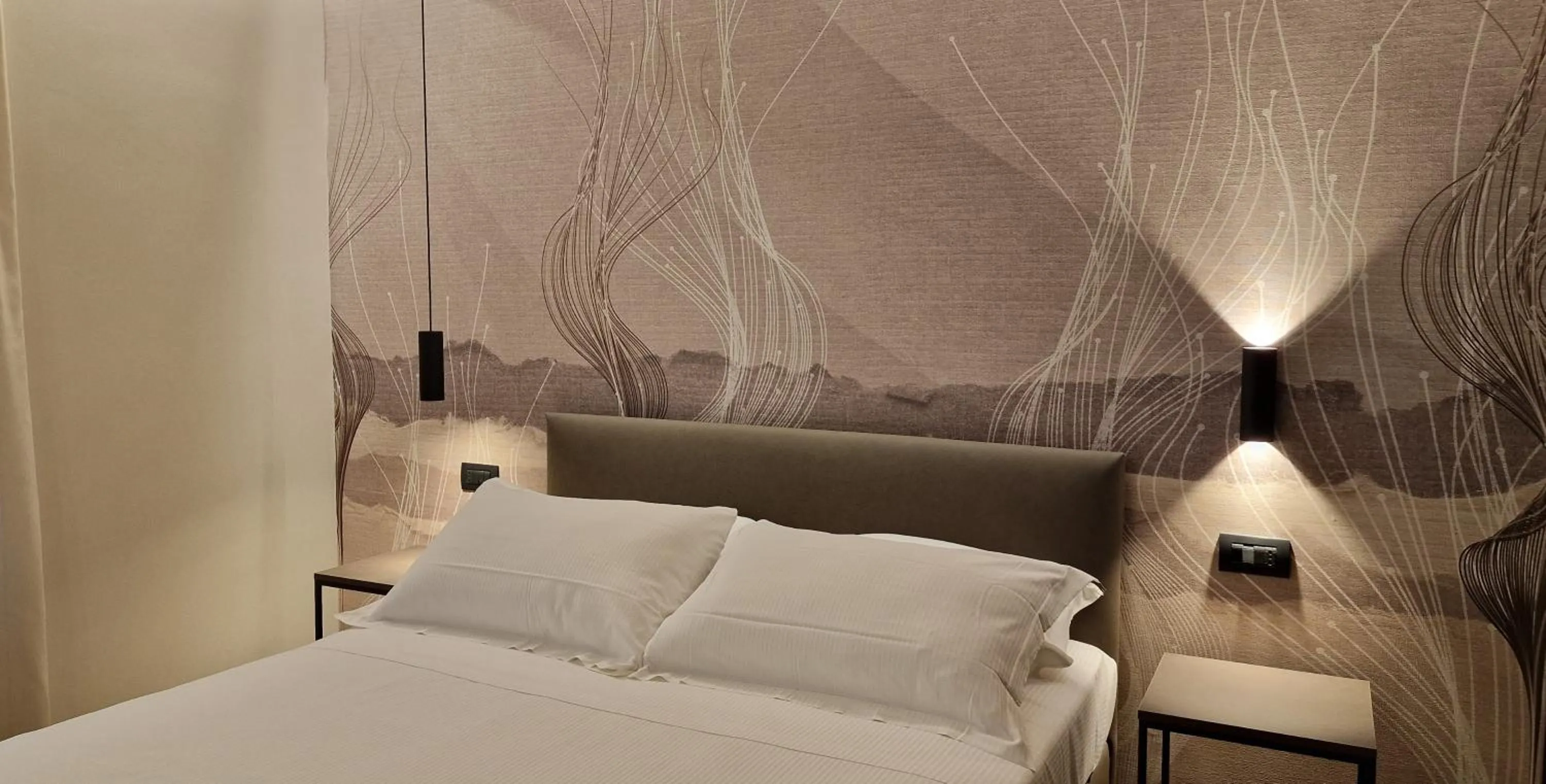 Bed in Hotel La Rocca