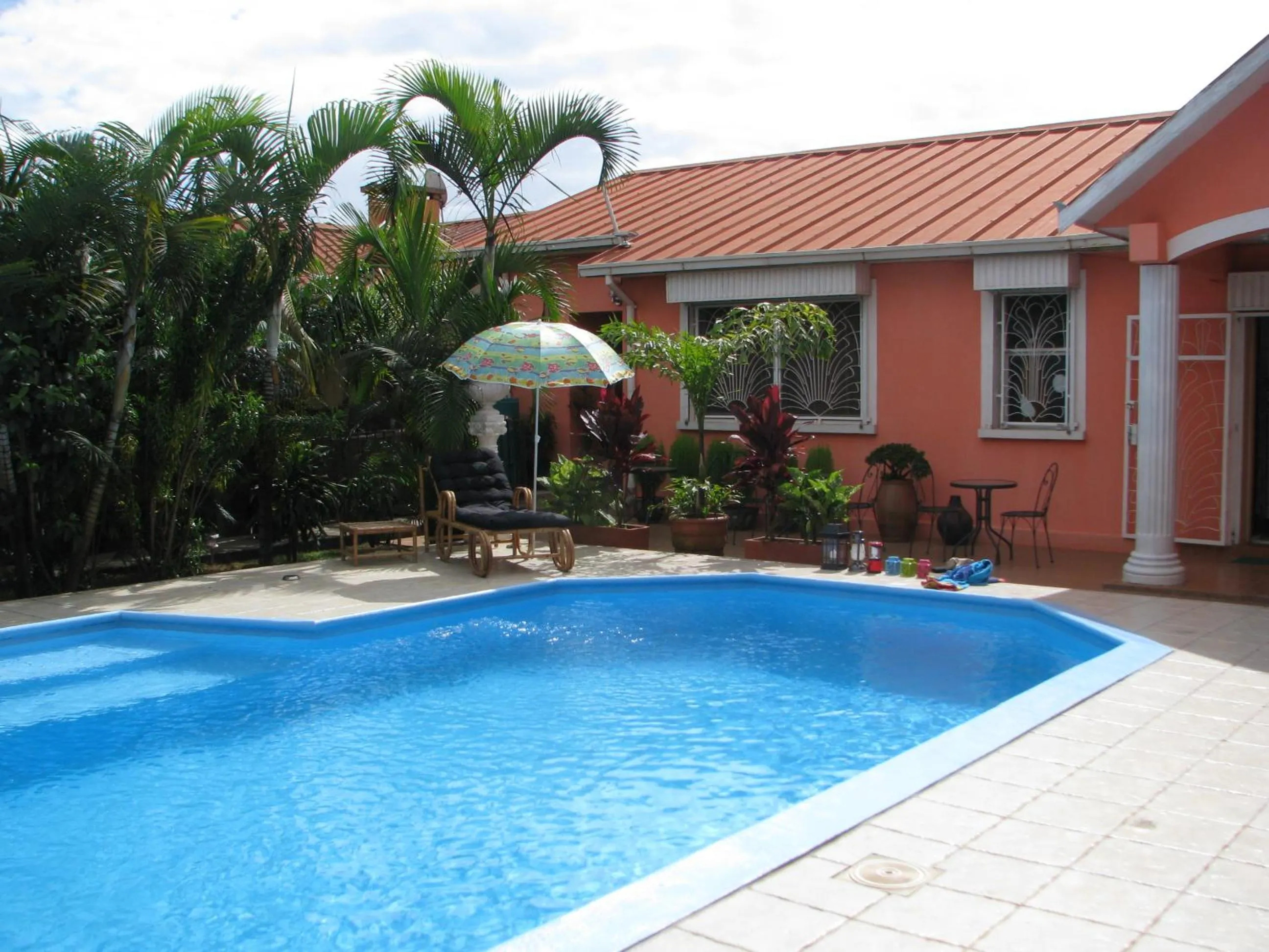 Pool view in Avamada Lodge