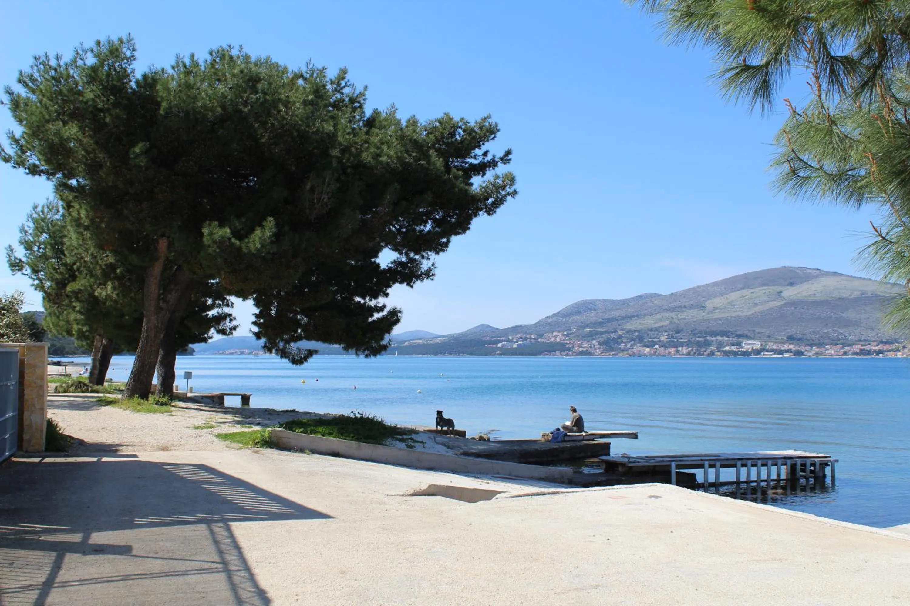Beach in Apartments Silva with a view of sea