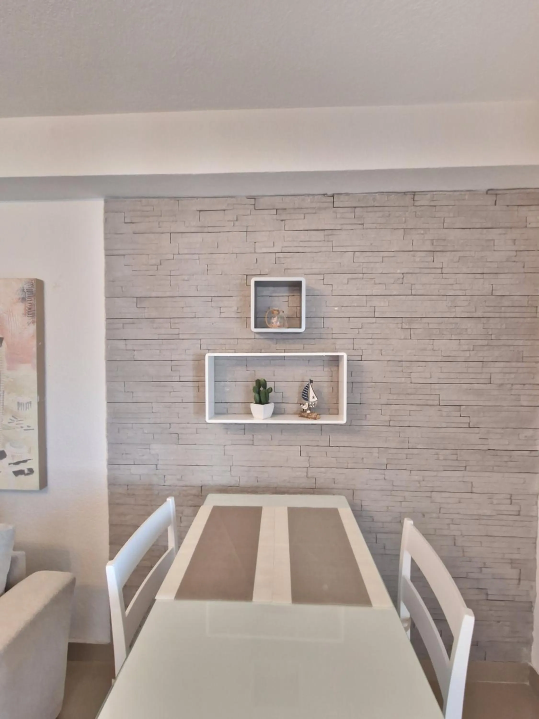 Bed in Apartments Silva with a view of sea