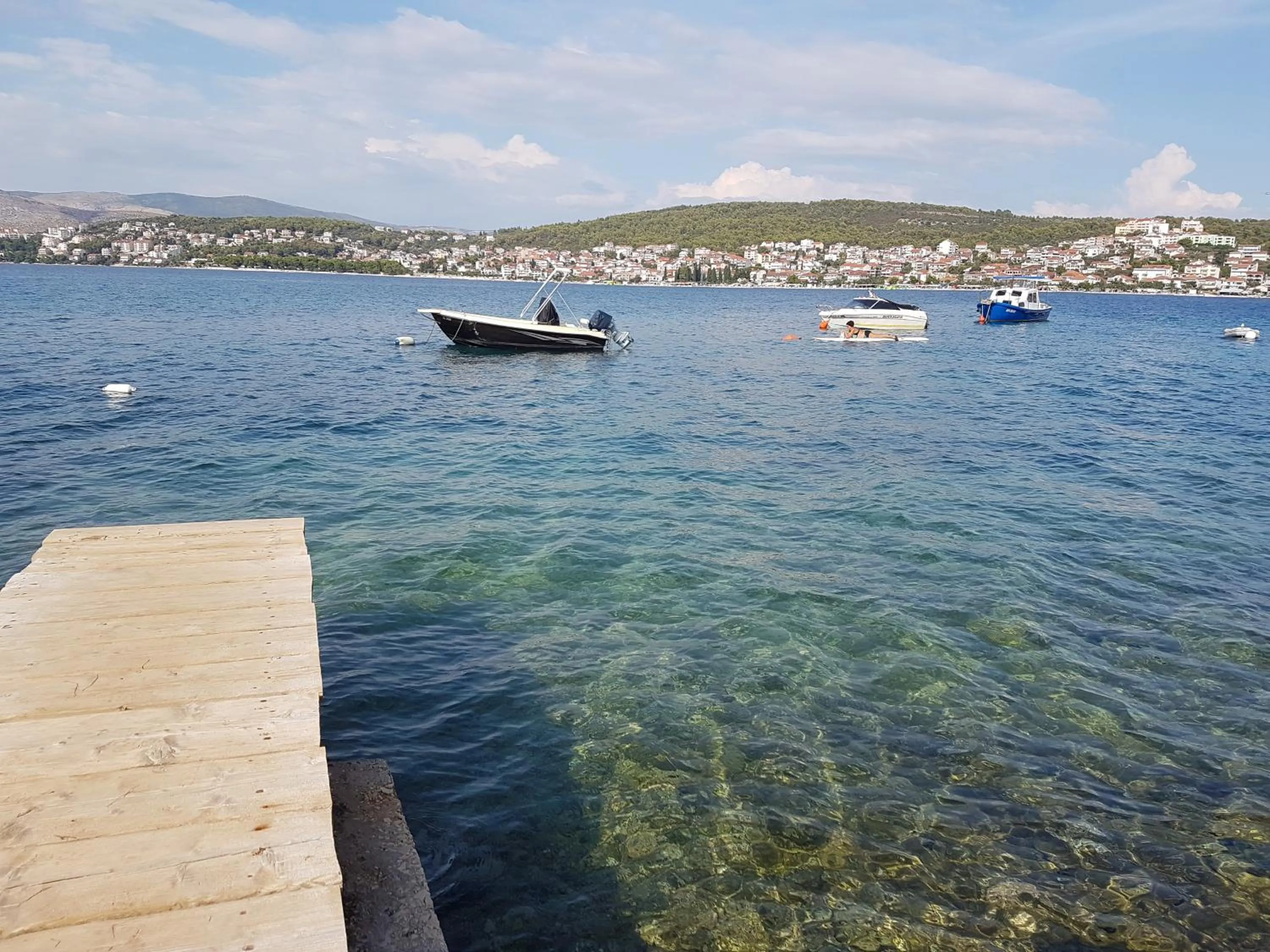 Property building in Apartments Silva with a view of sea