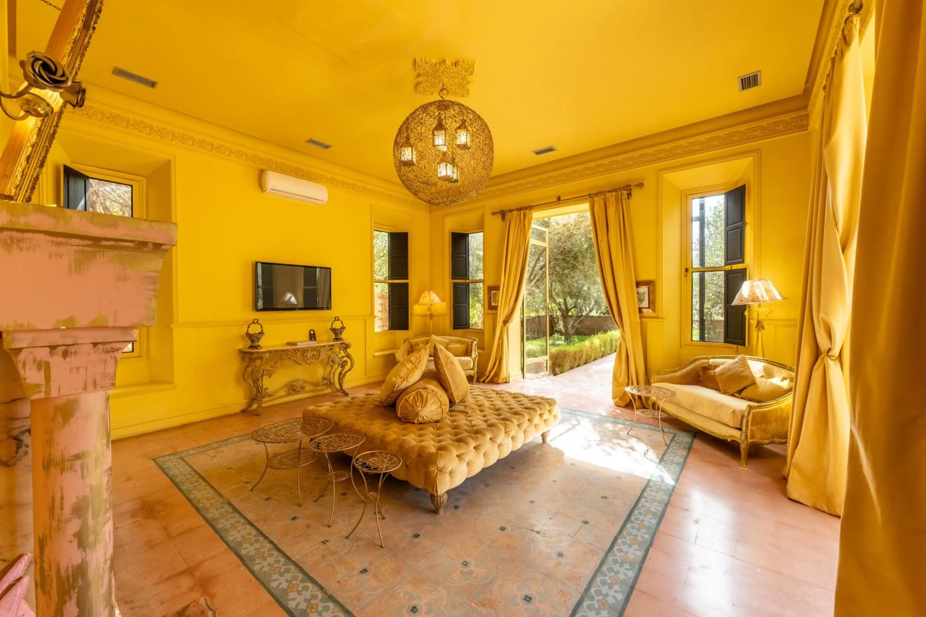 Patio in The Source Hotel Music & Spa