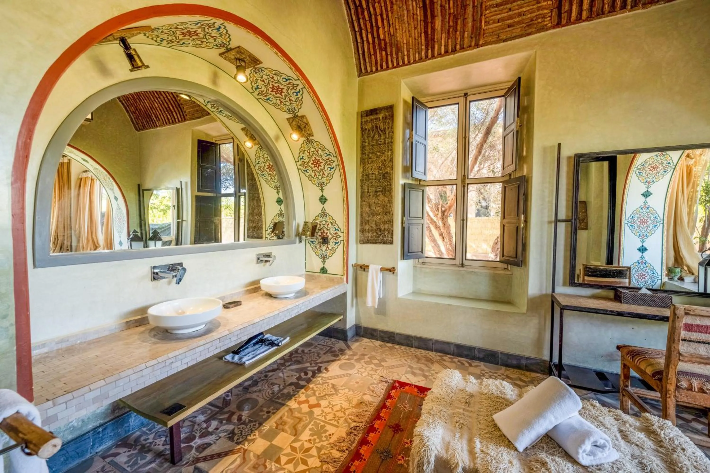 Bathroom, Bed in The Source Hotel Music & Spa