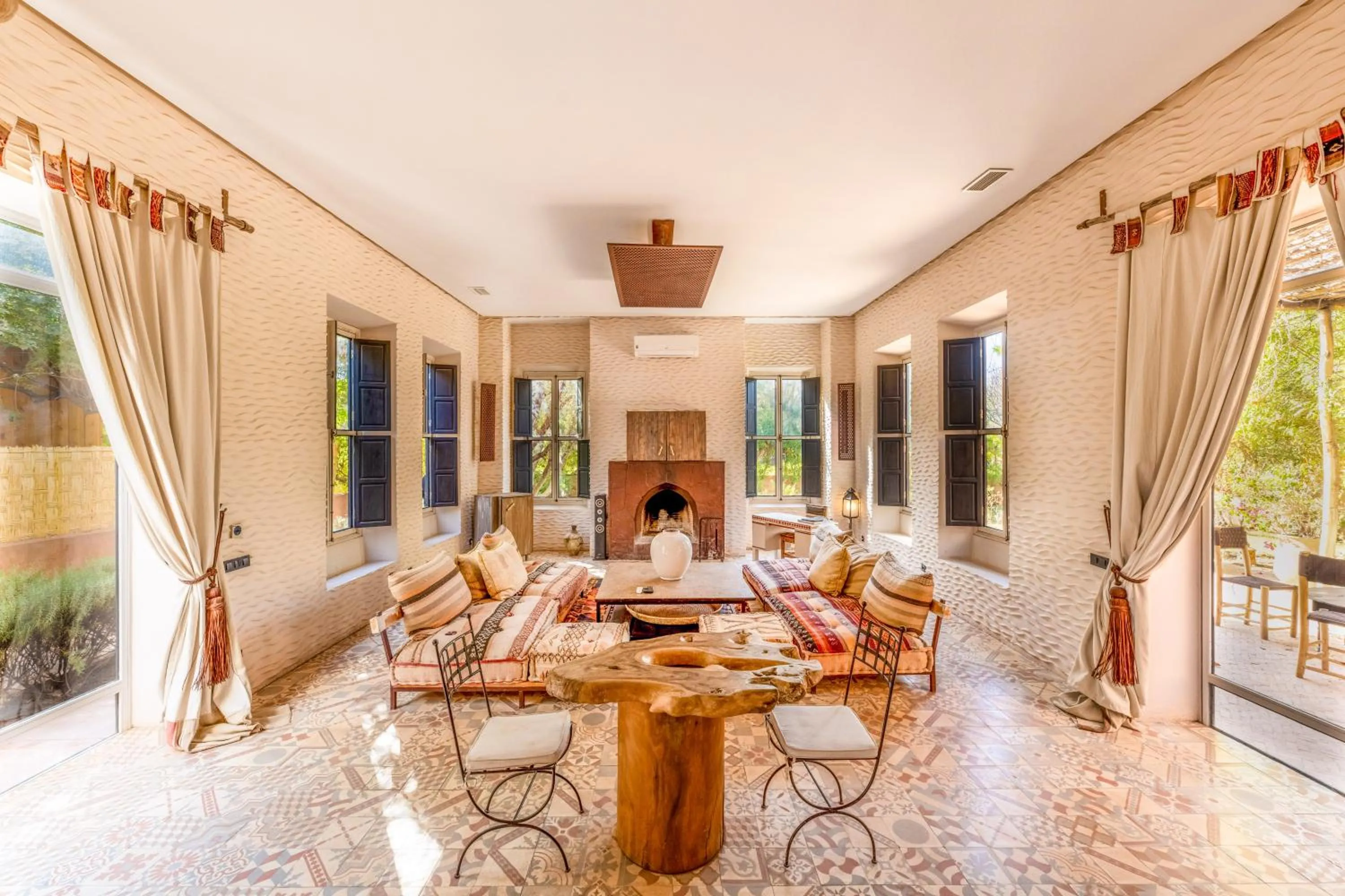 Patio in The Source Hotel Music & Spa