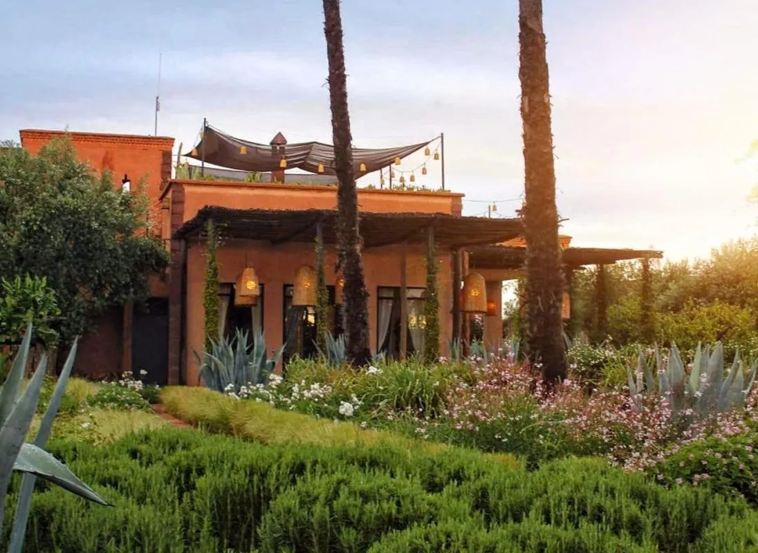 Patio in The Source Hotel Music & Spa