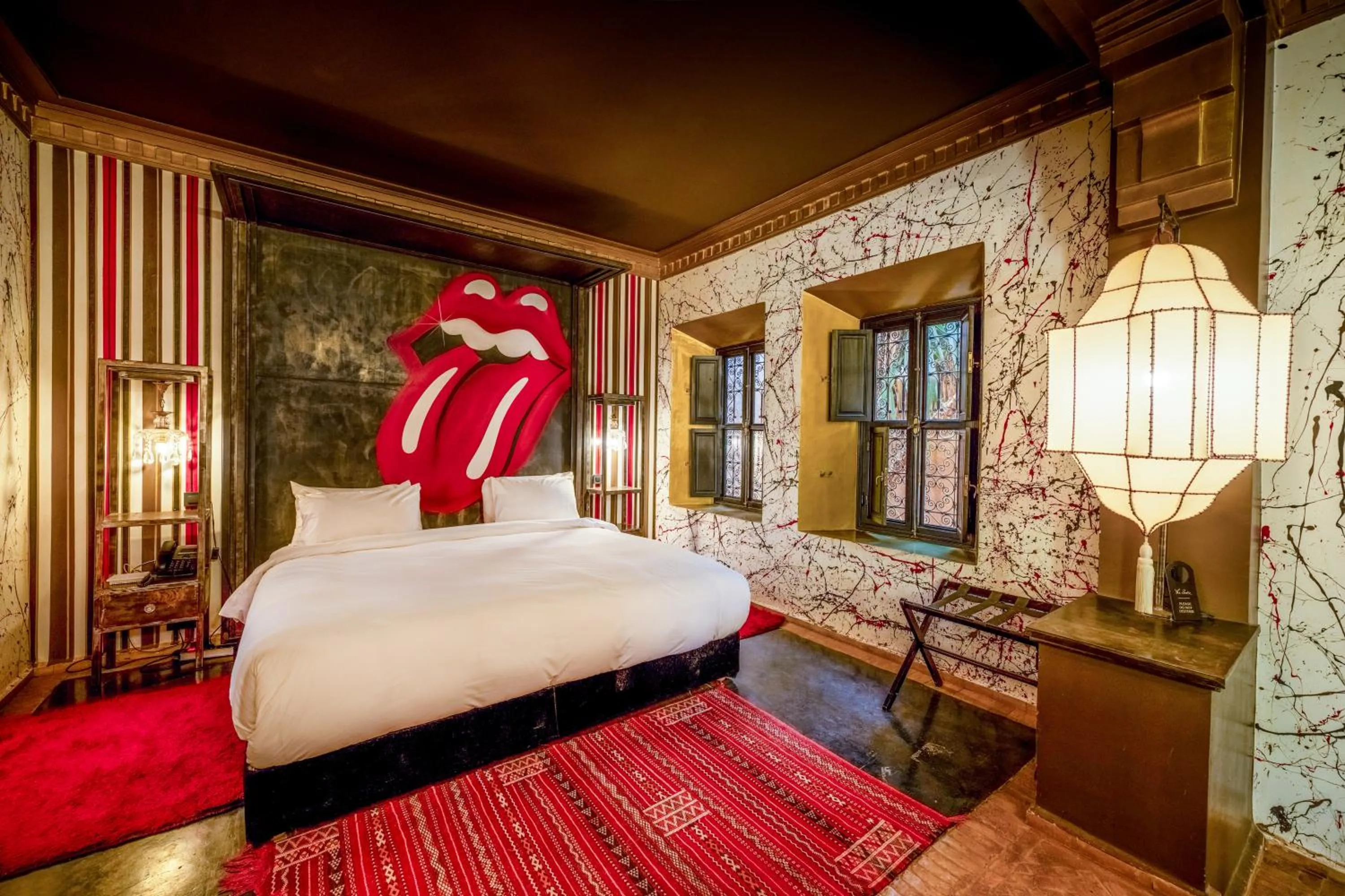 Bed in The Source Hotel Music & Spa