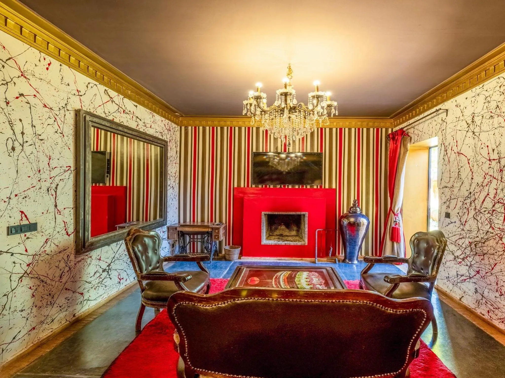 Patio in The Source Hotel Music & Spa