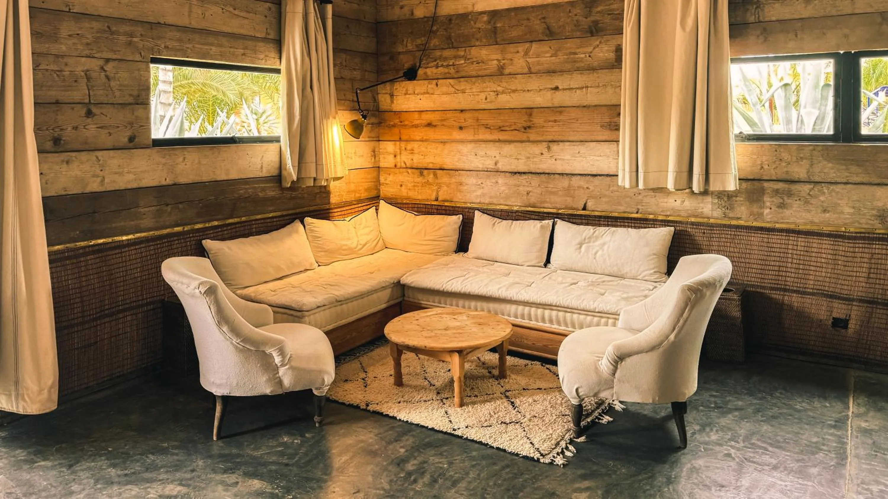 Living room in The Source Hotel Music & Spa