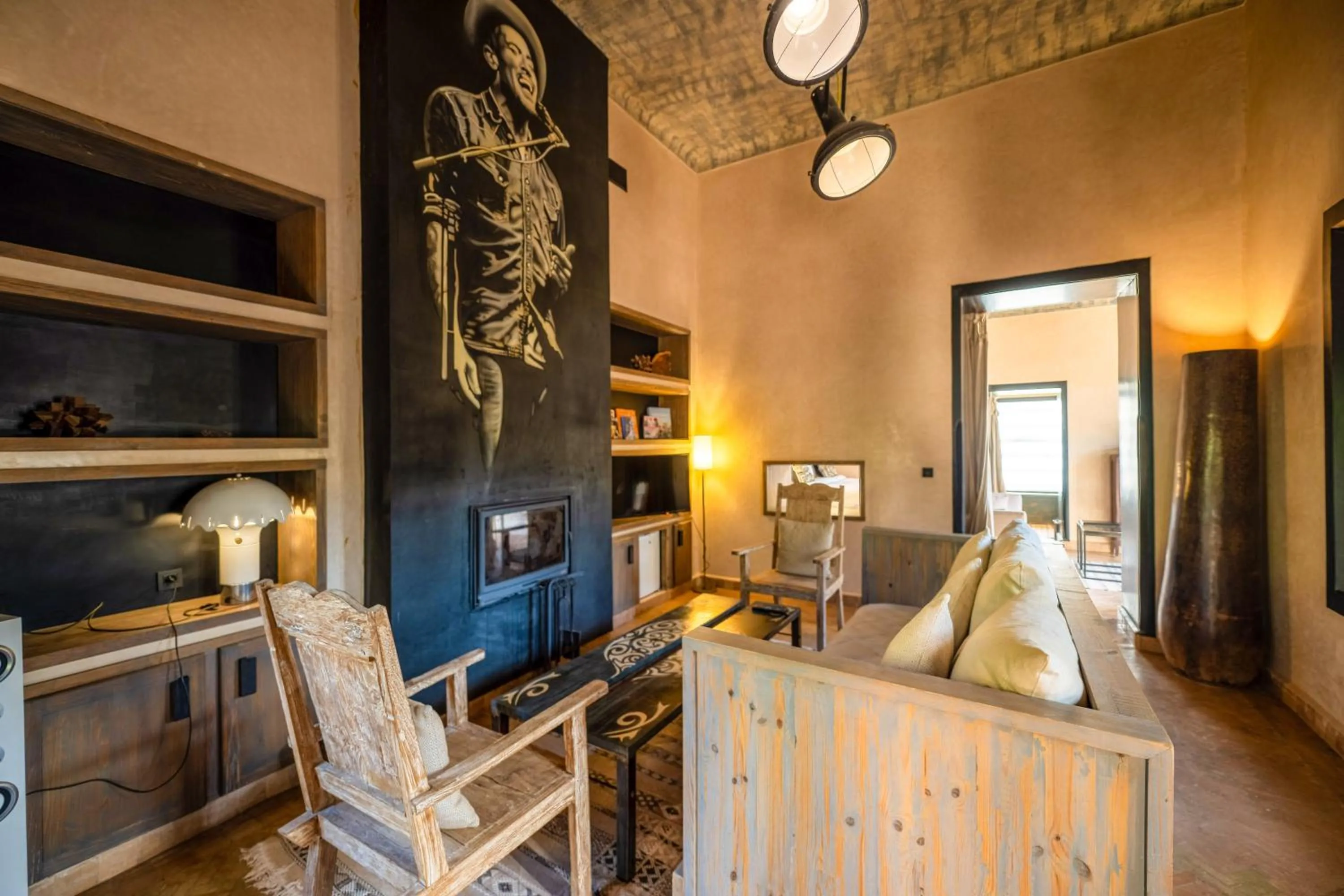 Living room in The Source Hotel Music & Spa