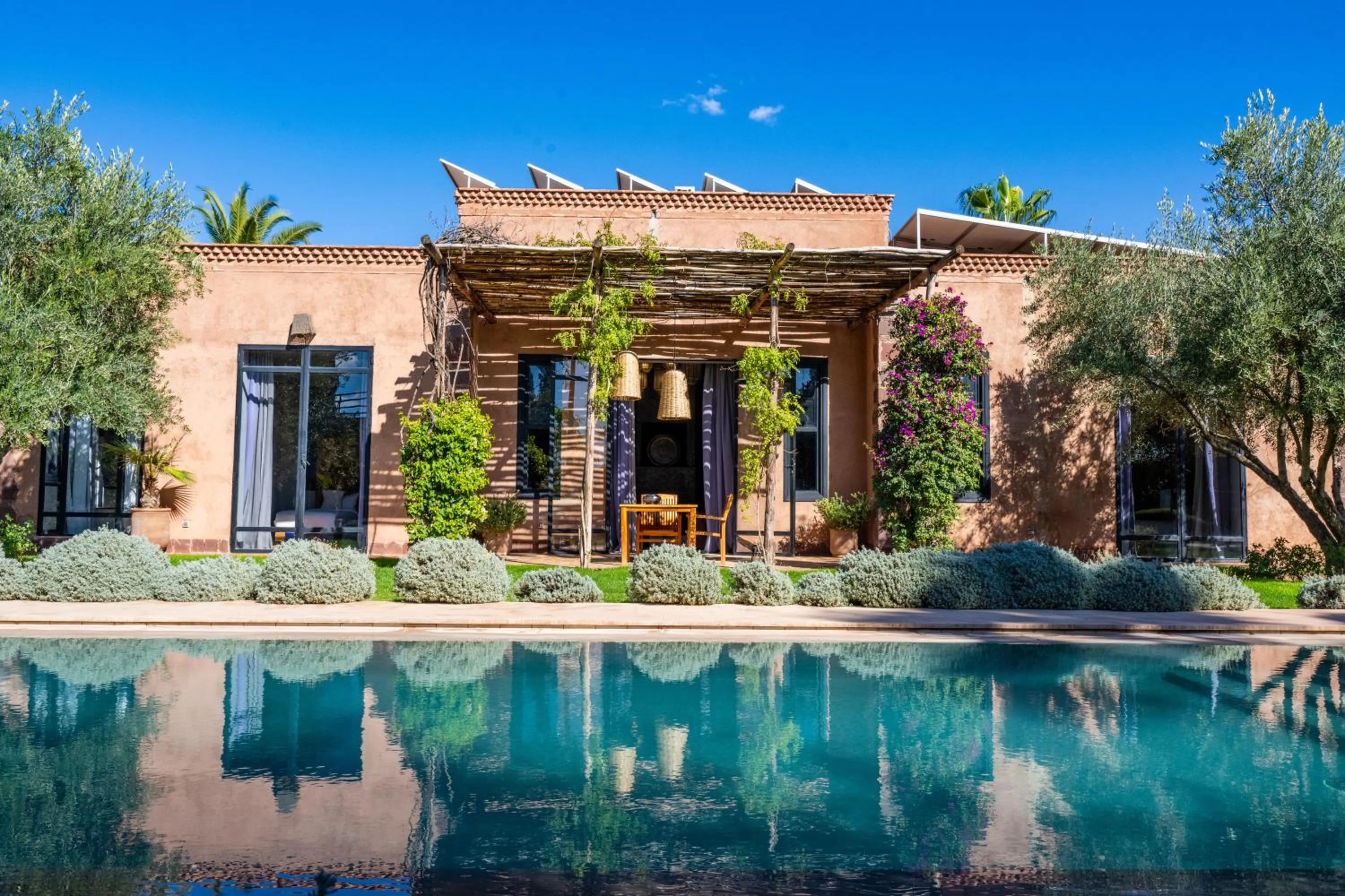 Patio in The Source Hotel Music & Spa