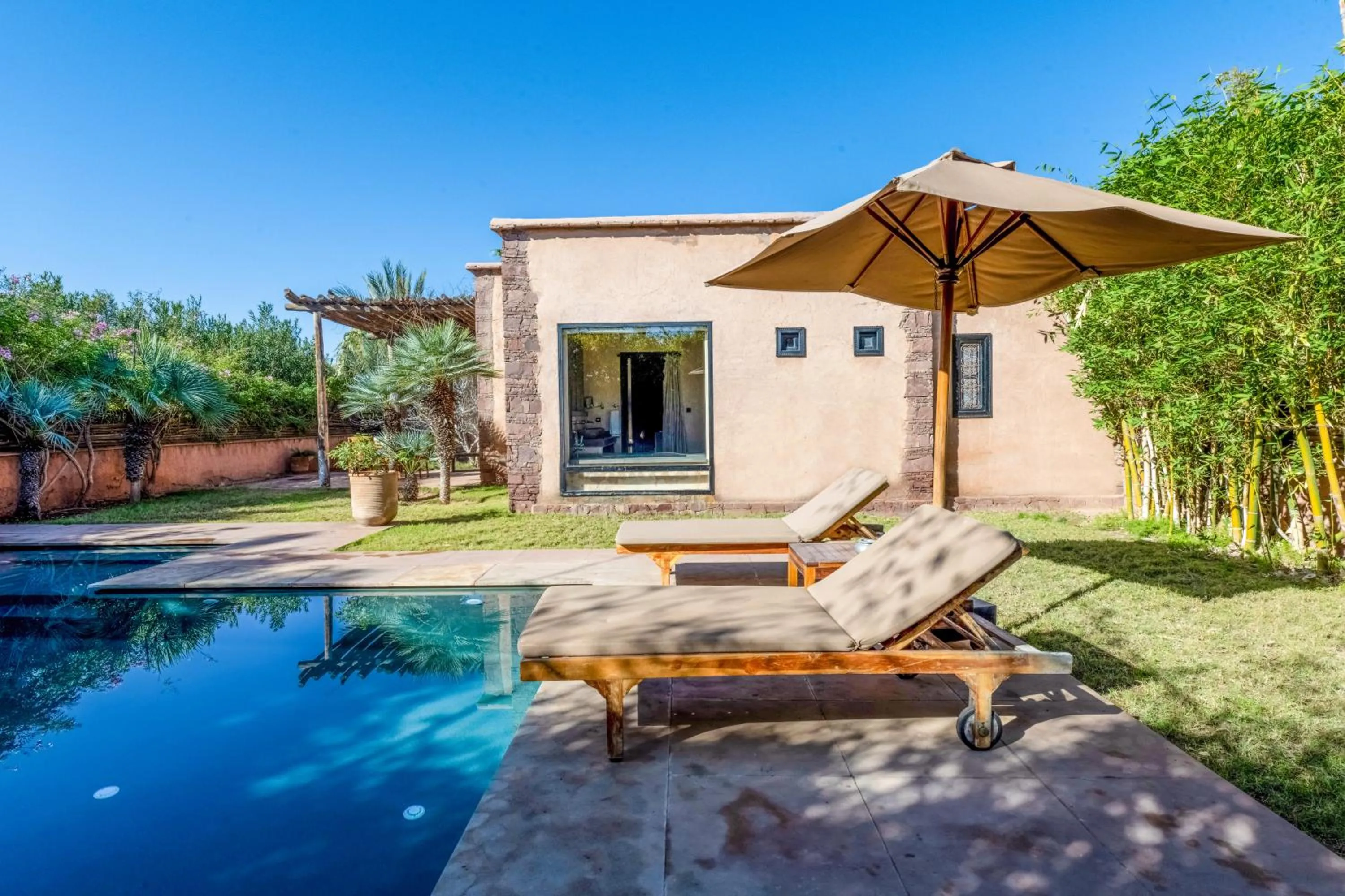 Patio in The Source Hotel Music & Spa