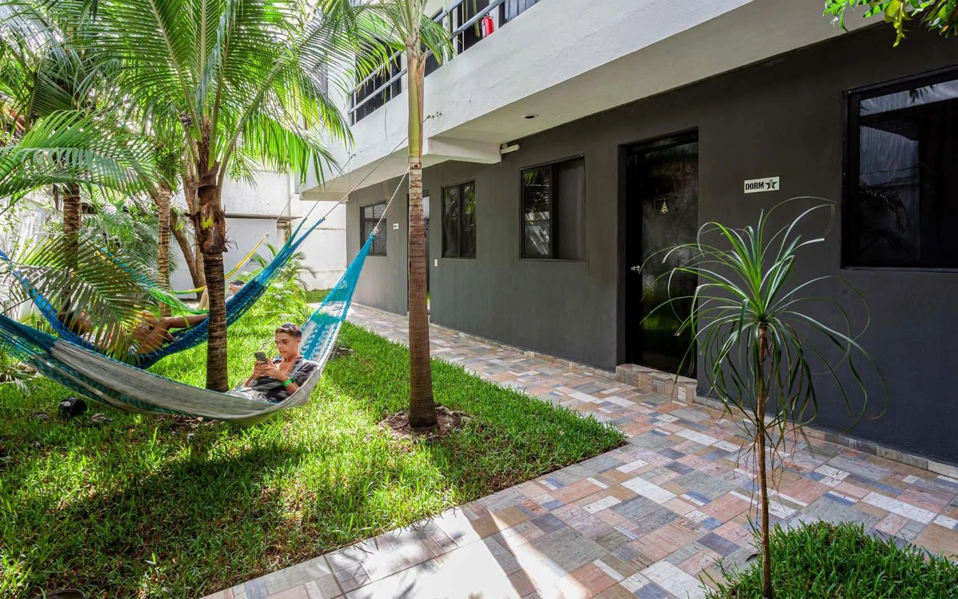 Garden in Che Tulum Hostel & Bar Adults Only