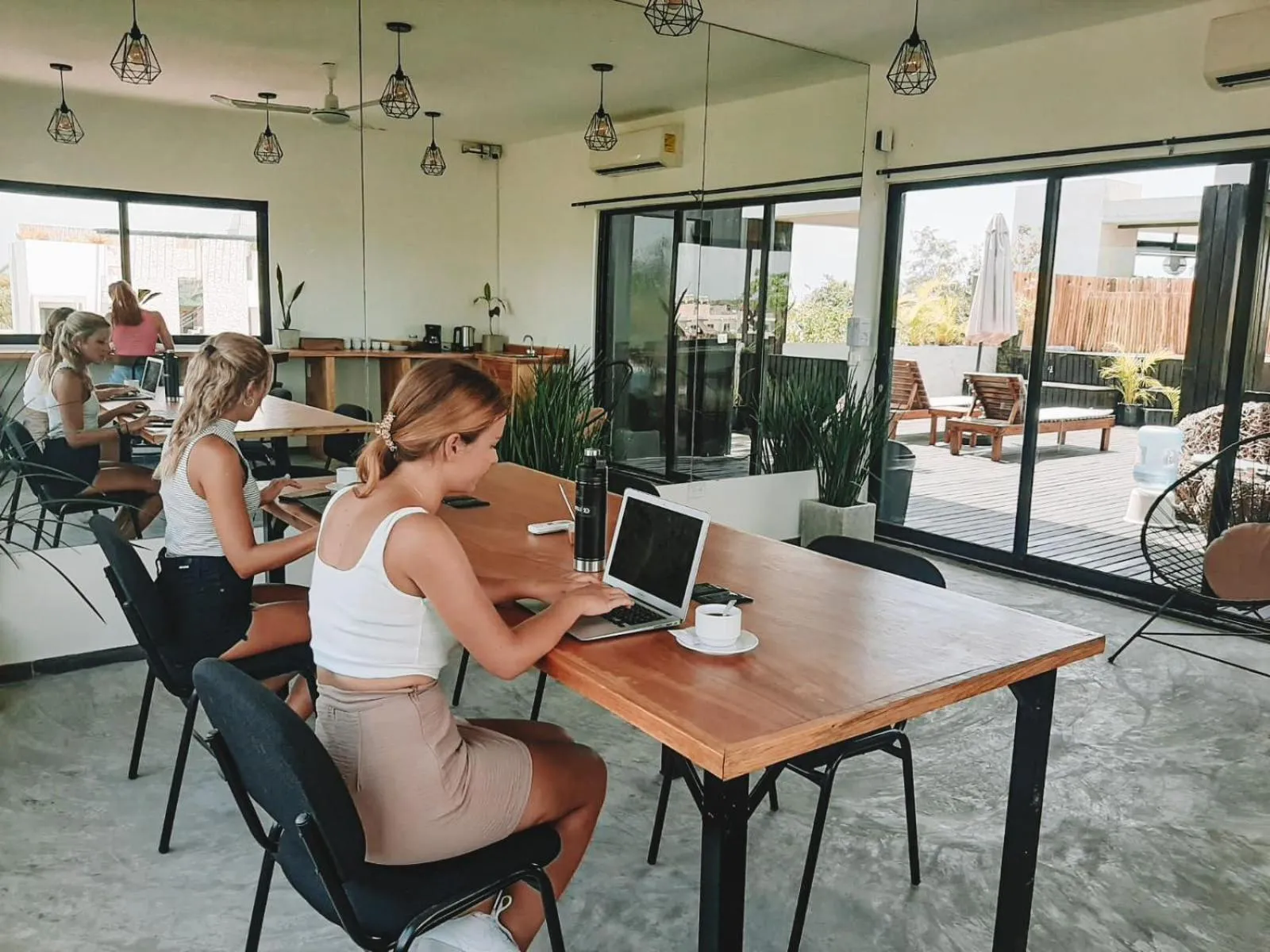 Seating area in Che Tulum Hostel & Bar Adults Only