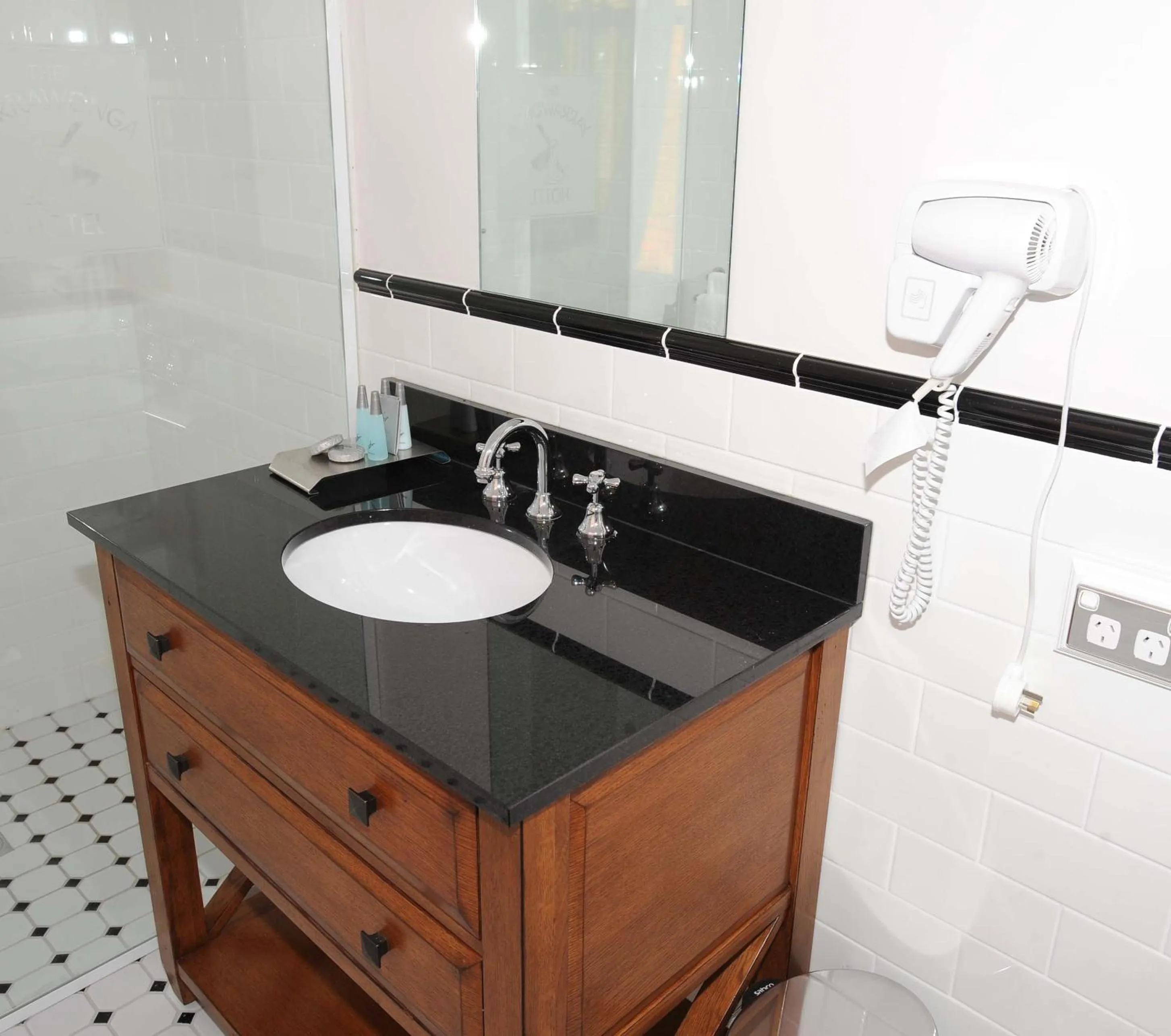 Bathroom in The Yarrawonga Hotel