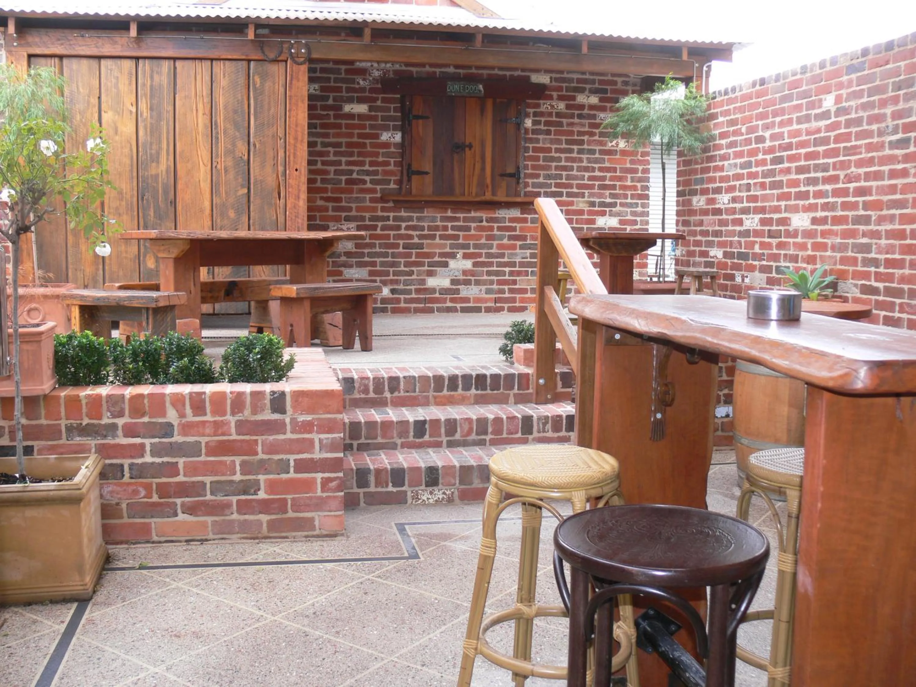 Patio in The Yarrawonga Hotel