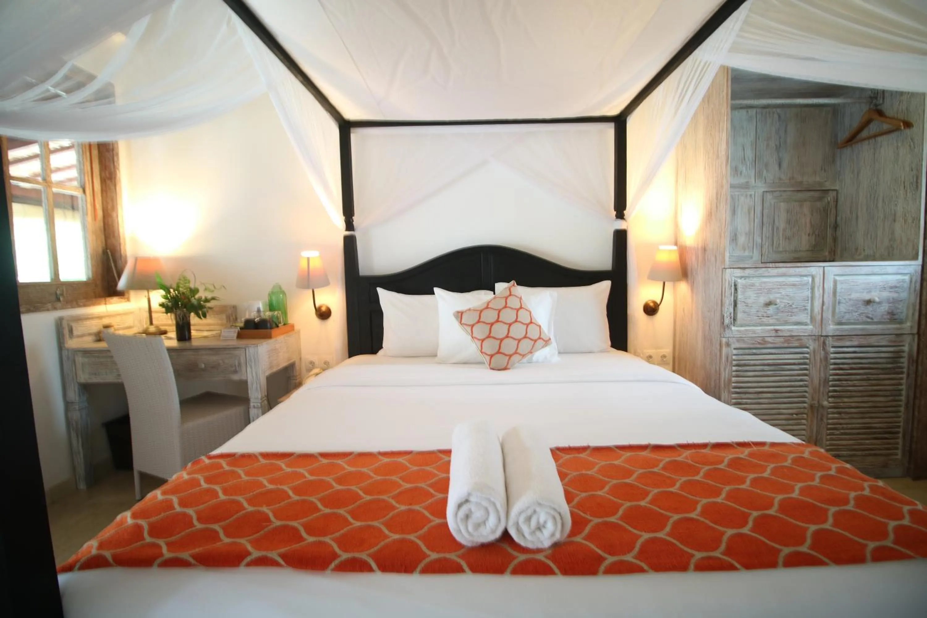 Bedroom, Bed in OK Divers Resort & Spa