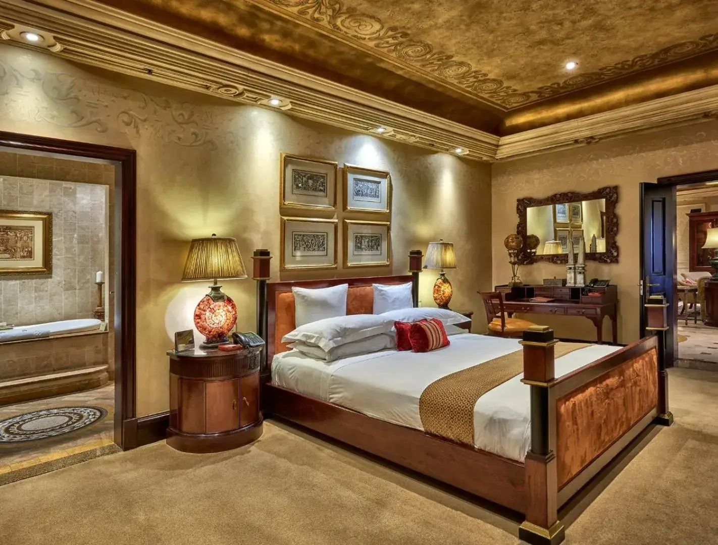 Bed in Peermont D'oreale Grande at Emperors Palace Bed in Peermont D'oreale Grande at Emperors Palace