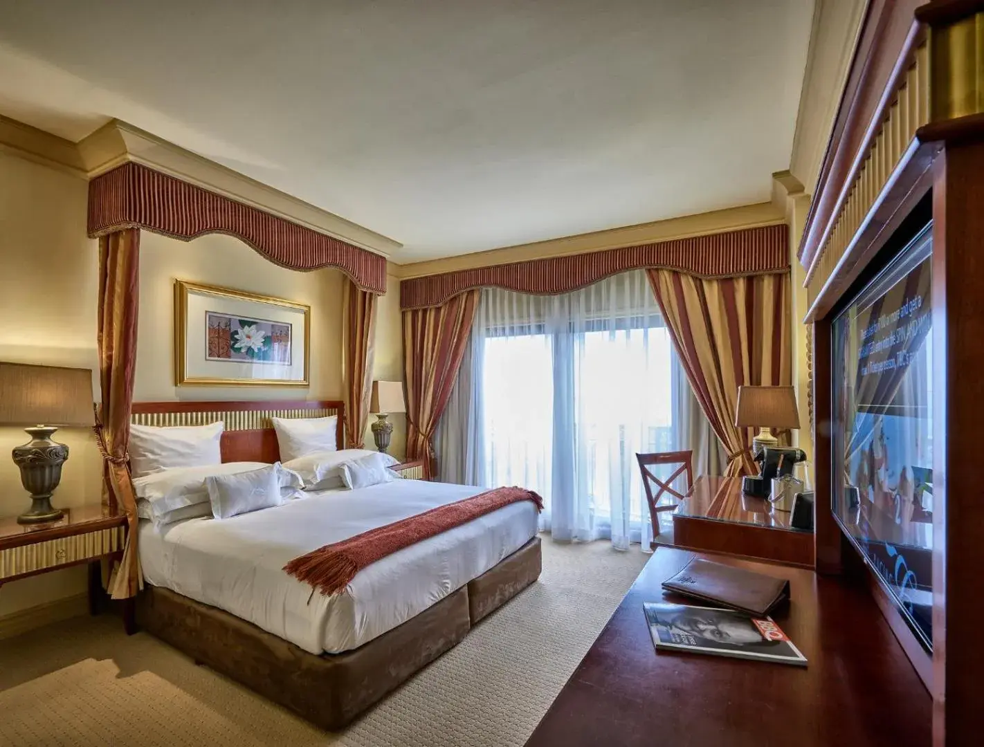 Bed in Peermont D'oreale Grande at Emperors Palace Bed in Peermont D'oreale Grande at Emperors Palace