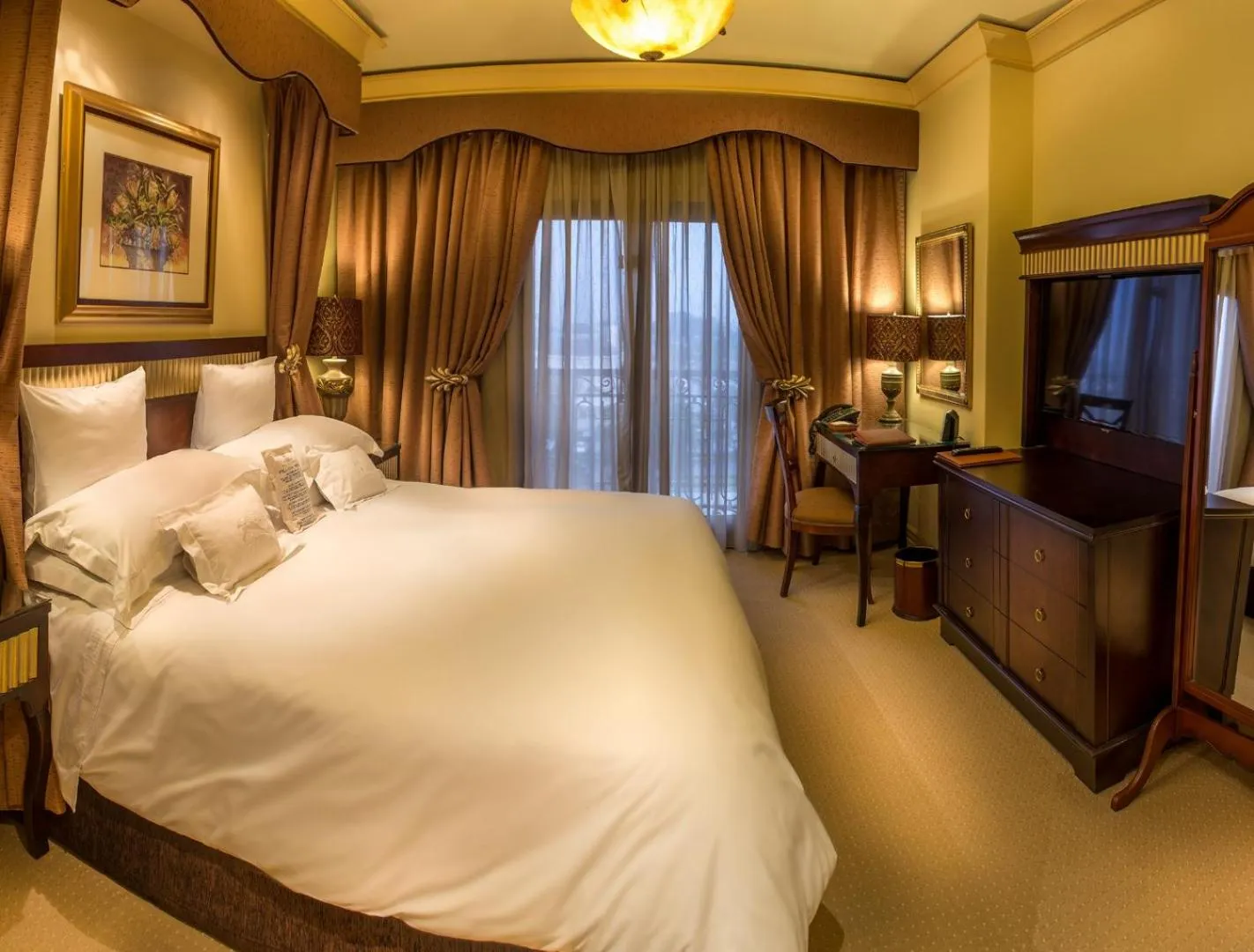 Bed in Peermont D'oreale Grande at Emperors Palace