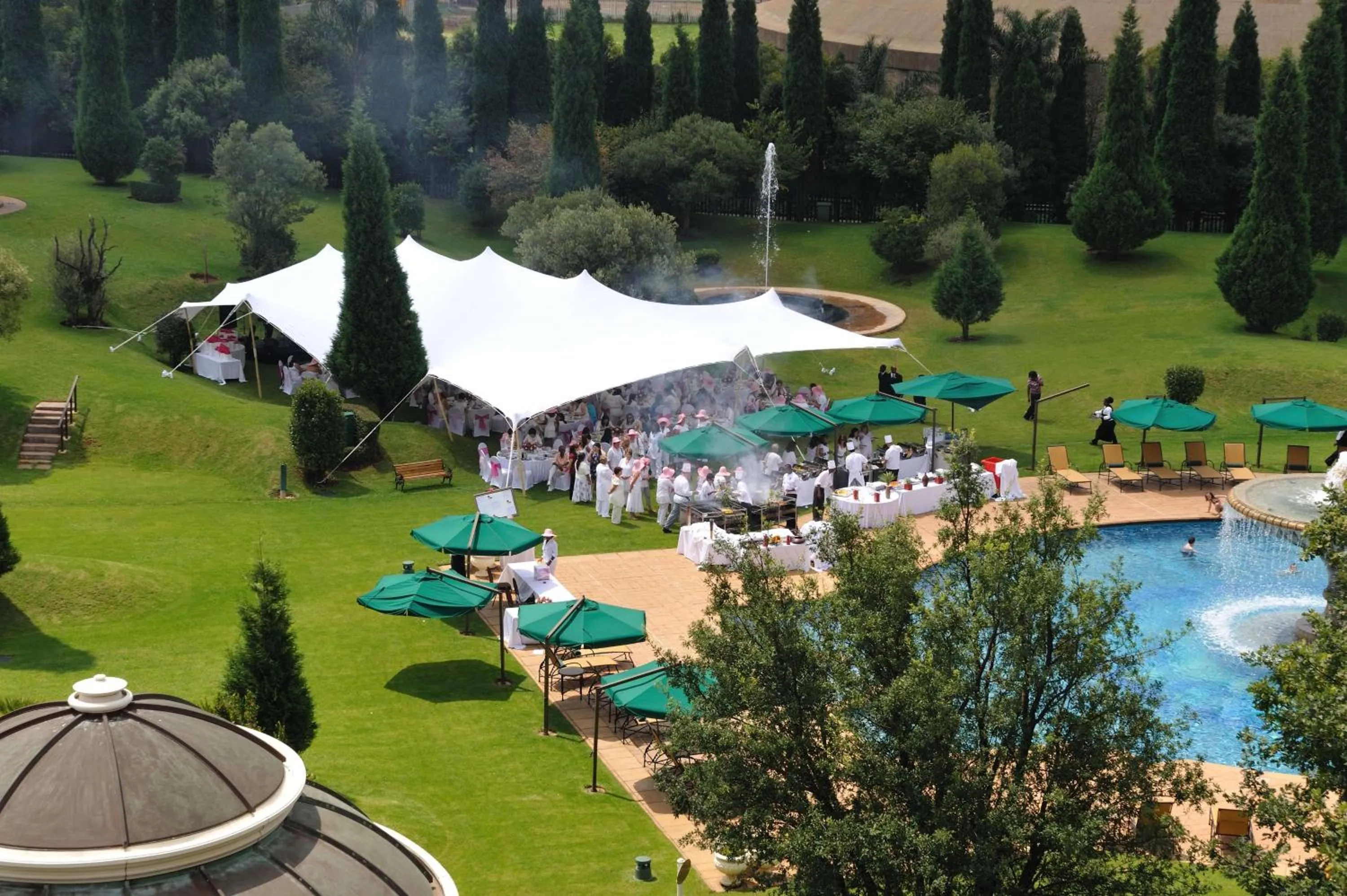 Bird's eye view in Peermont D'oreale Grande at Emperors Palace