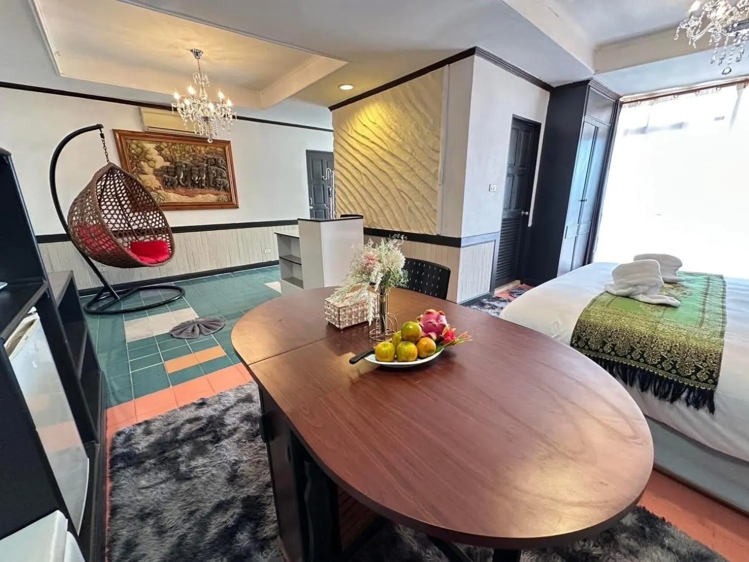 Bed in Koh Chang Resort